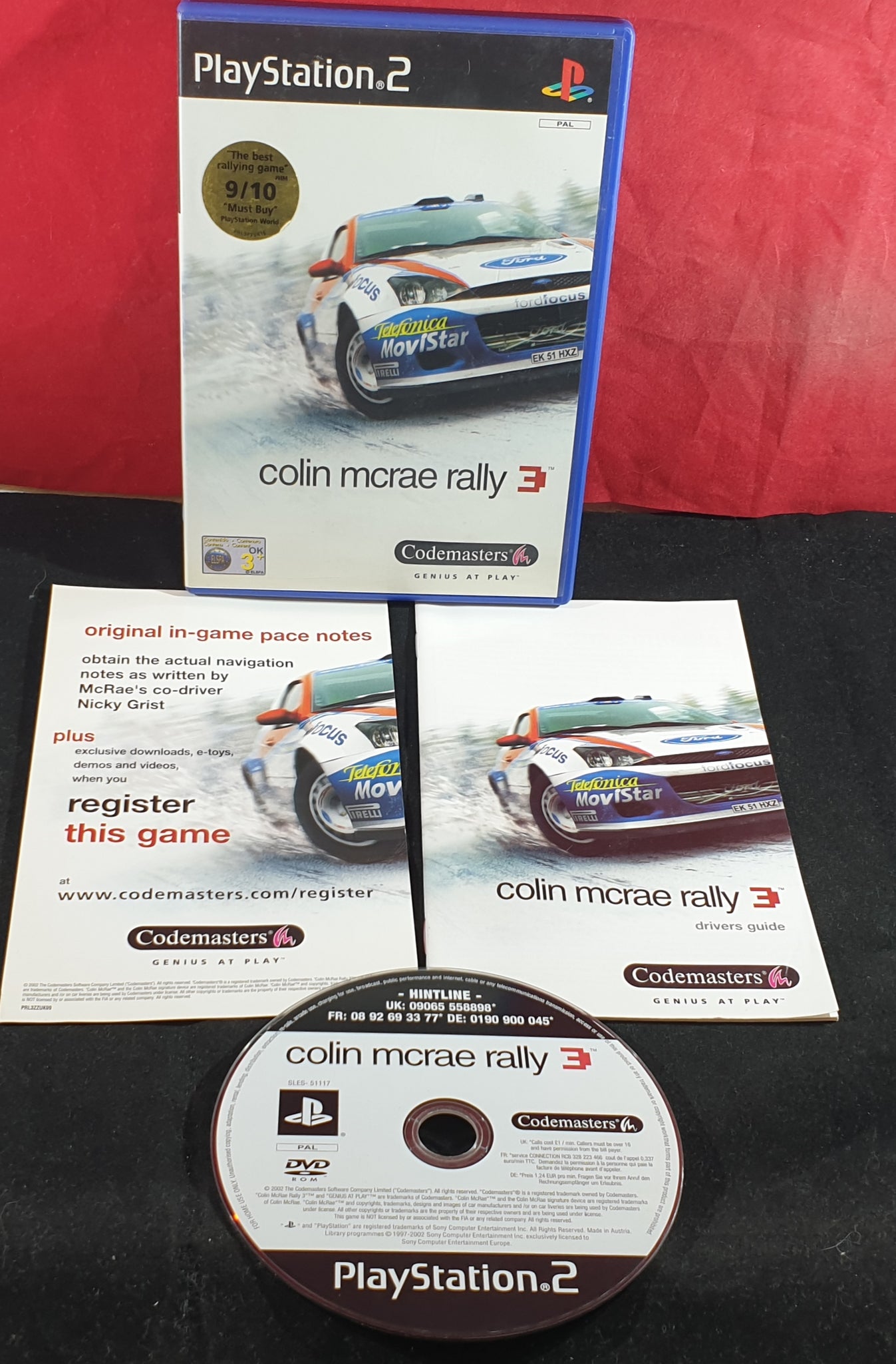 colin mcrae rally 3 ps2 cover