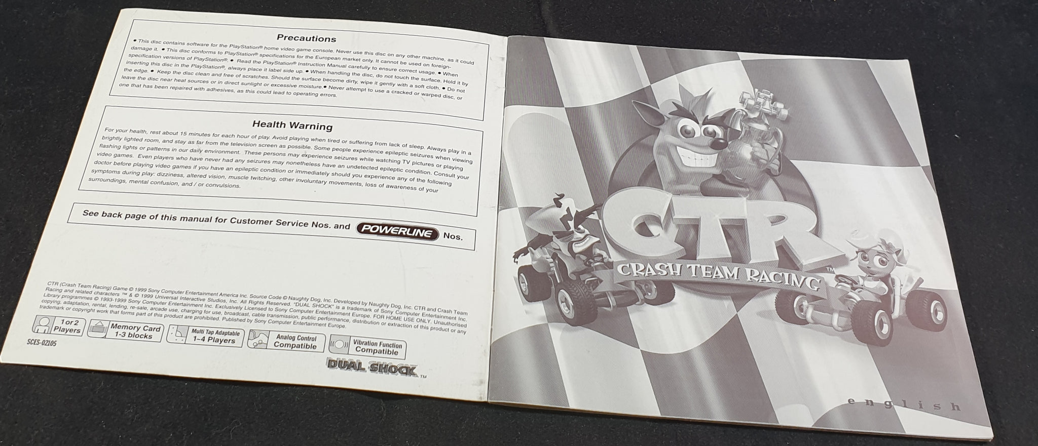 crash team racing ps1 rairty