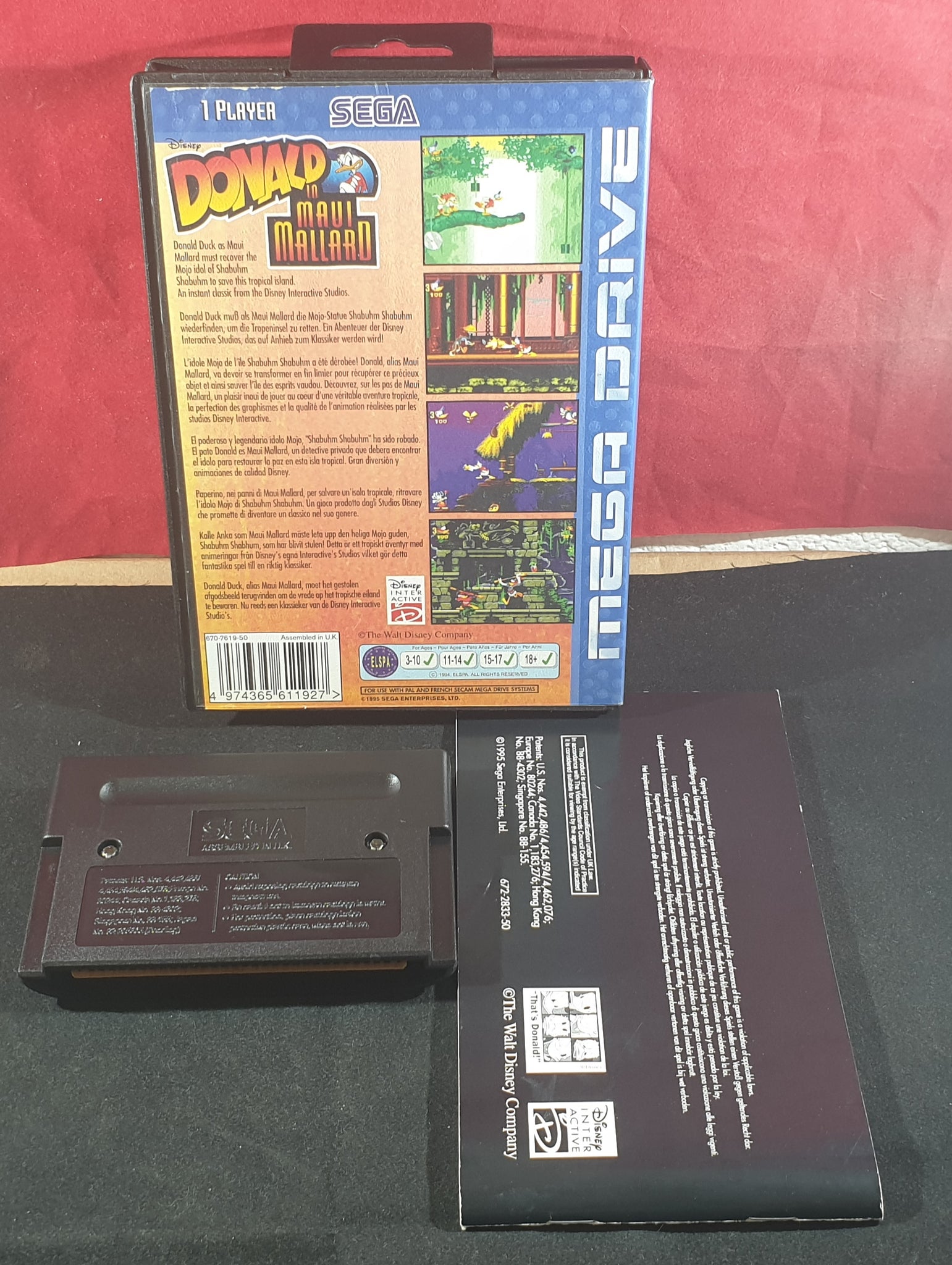 download maui mallard mega drive