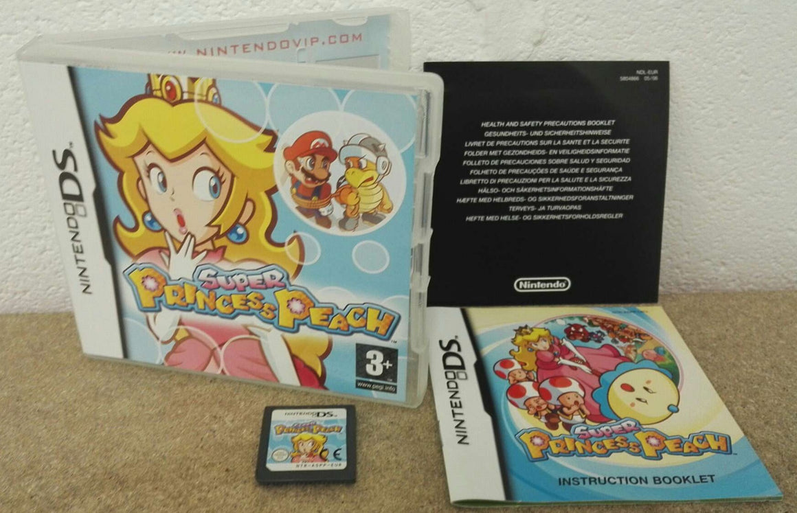 Super Princess Peach Nintendo Ds Game Retro Gamer Heaven 