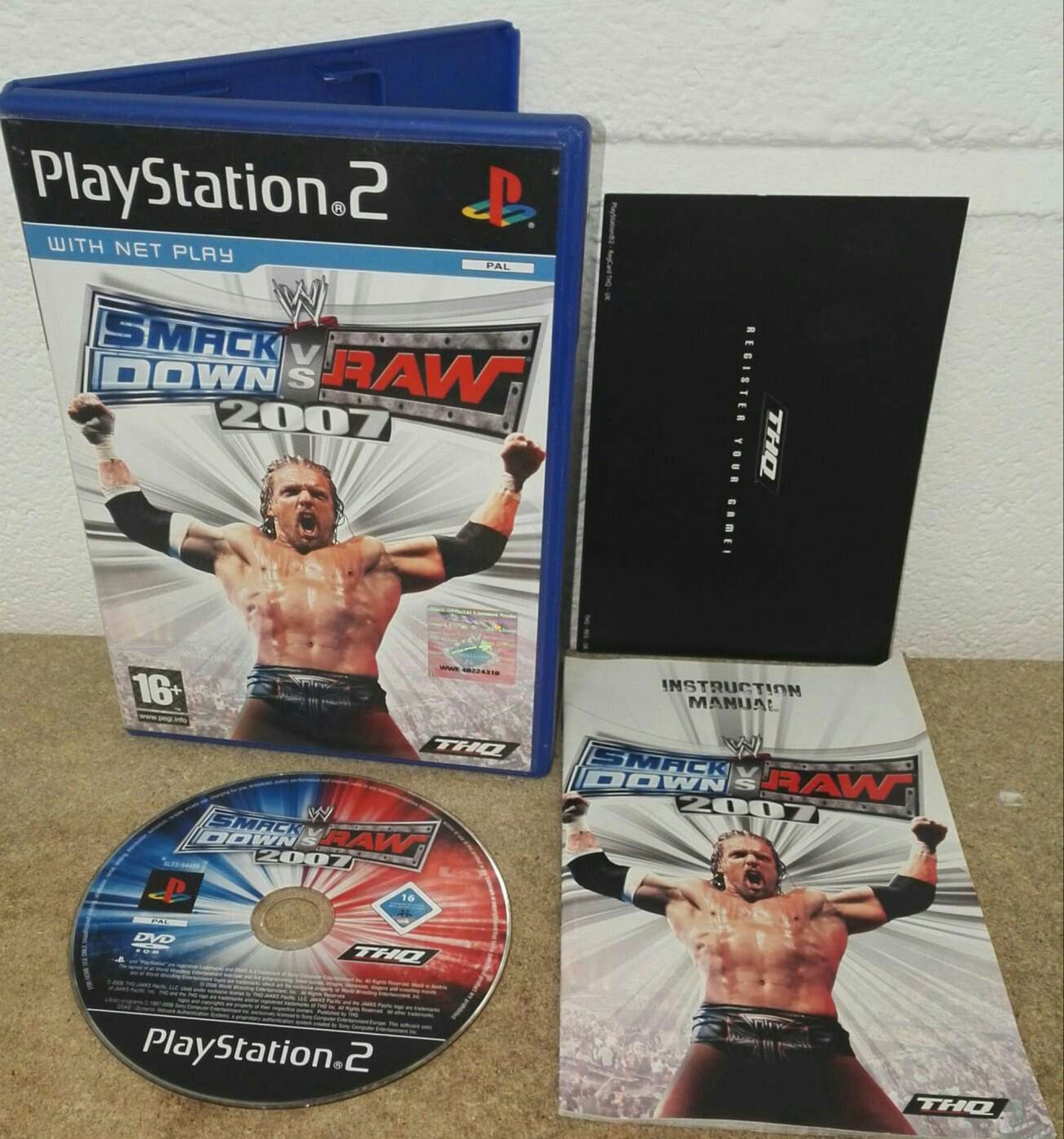 Wwe Smackdown Vs Raw 07 Sony Playstation 2 Ps2 Game Retro Gamer Heaven