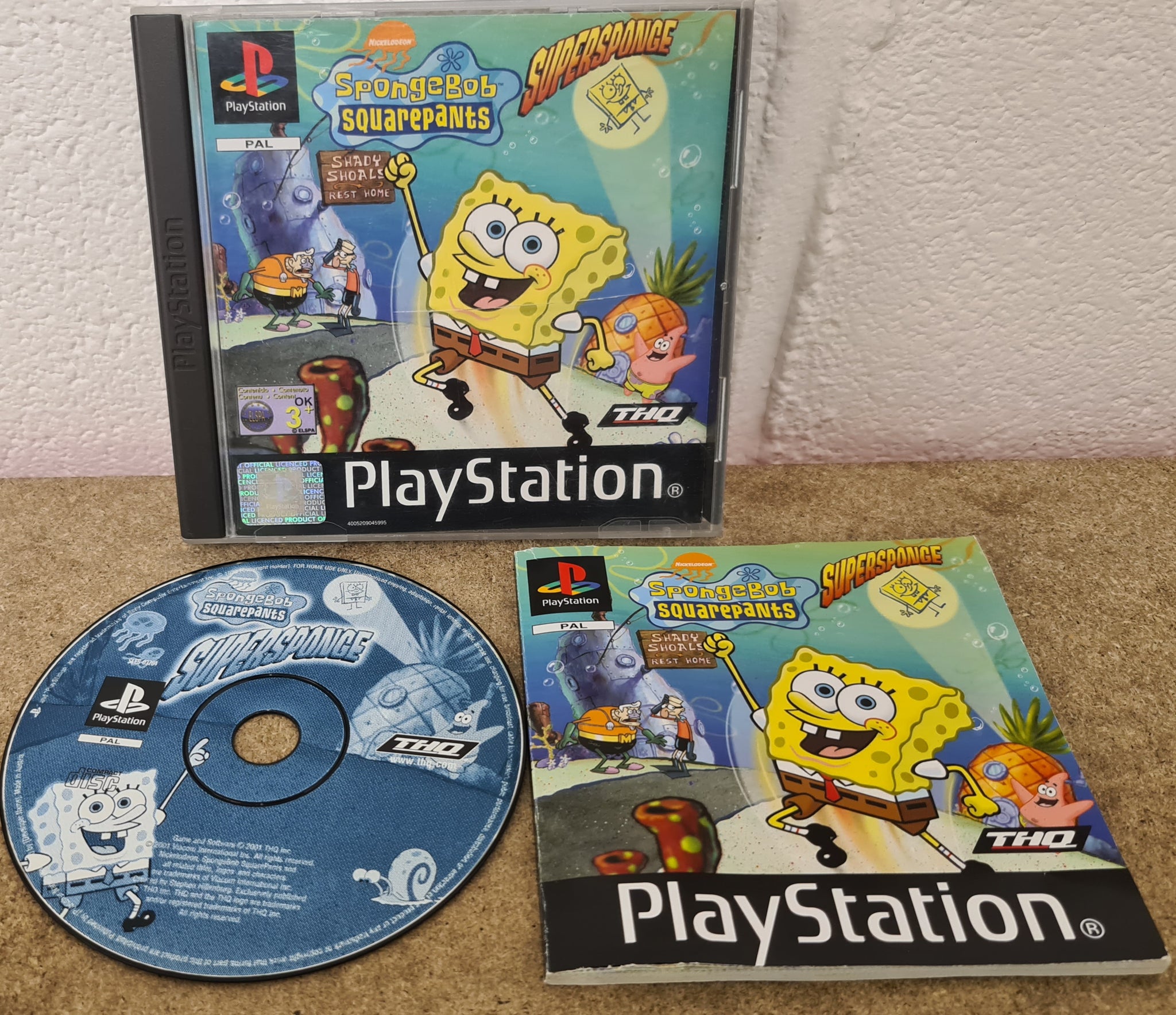 spongebob squarepants supersponge ps1