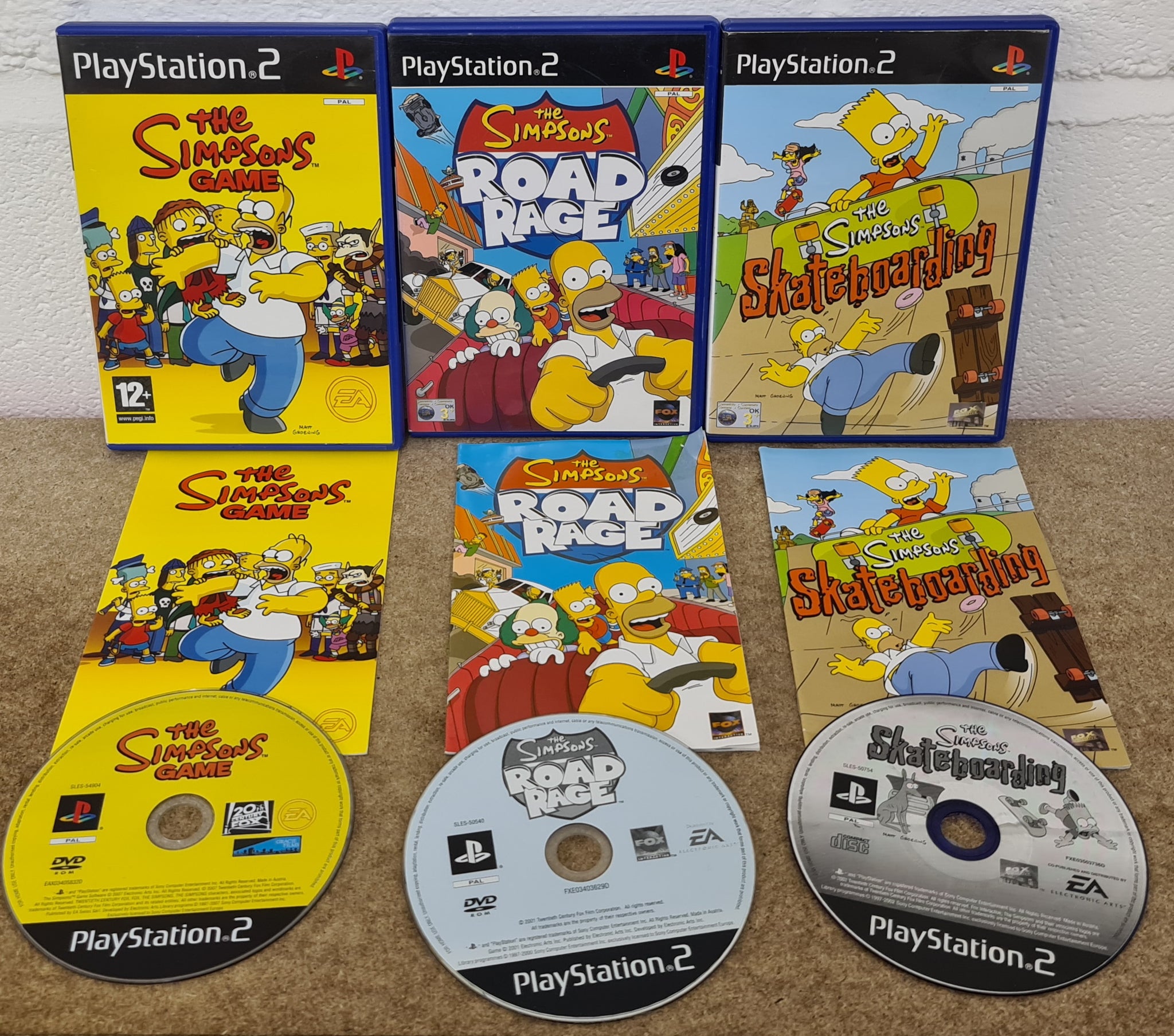 playstation 2 simpsons