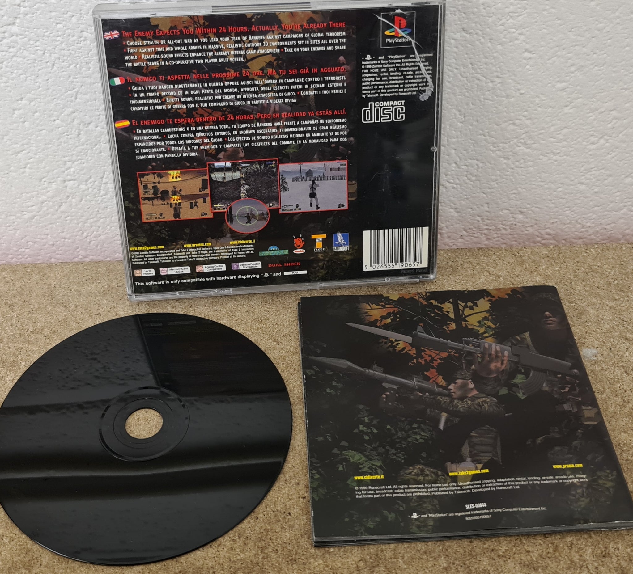 Spec Ops Stealth Patrol Sony Playstation 1 (PS1) Game – Retro Gamer Heaven