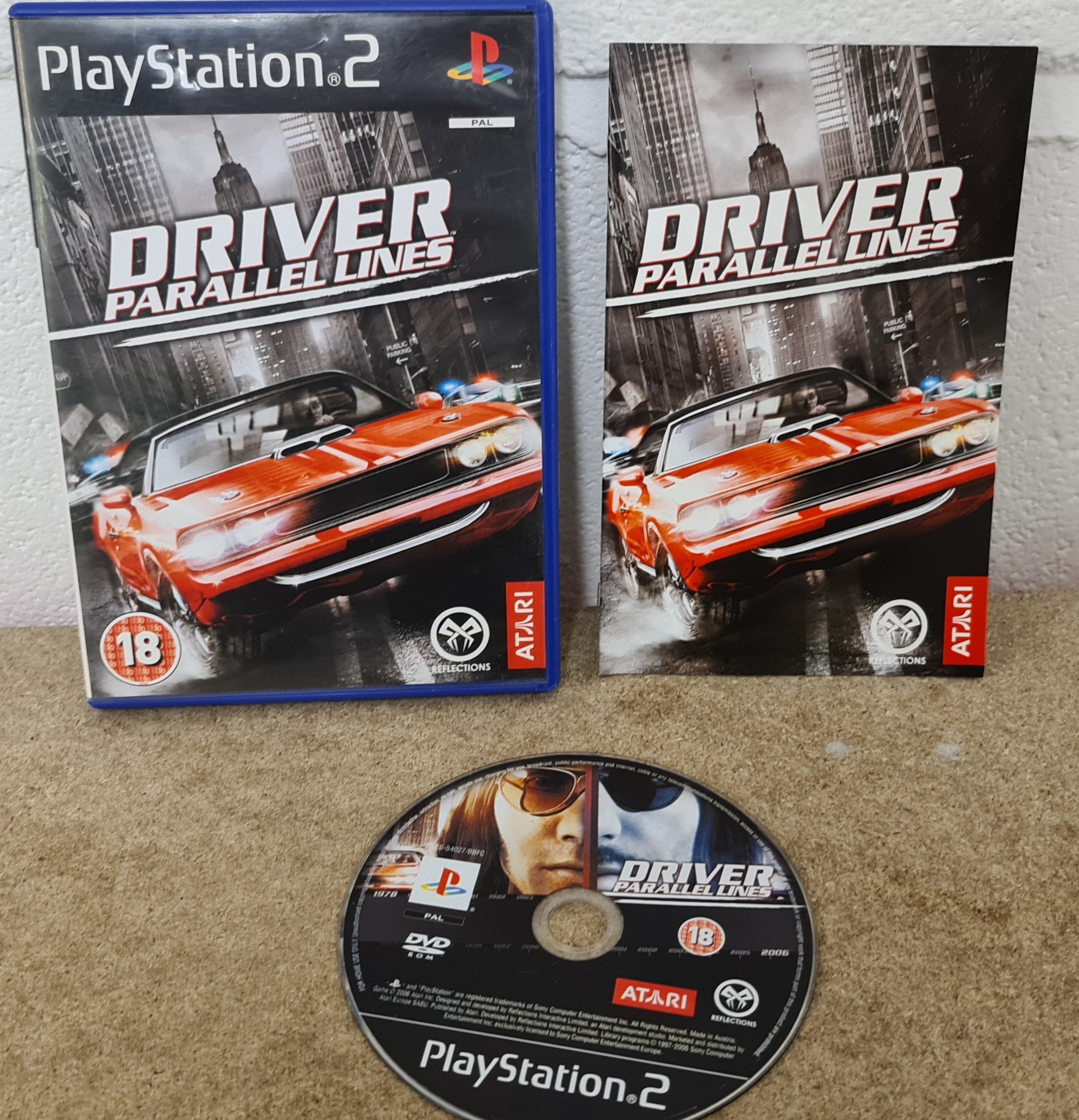 Driver Parallel Lines Sony Playstation 2 (PS2) Game – Retro Gamer Heaven