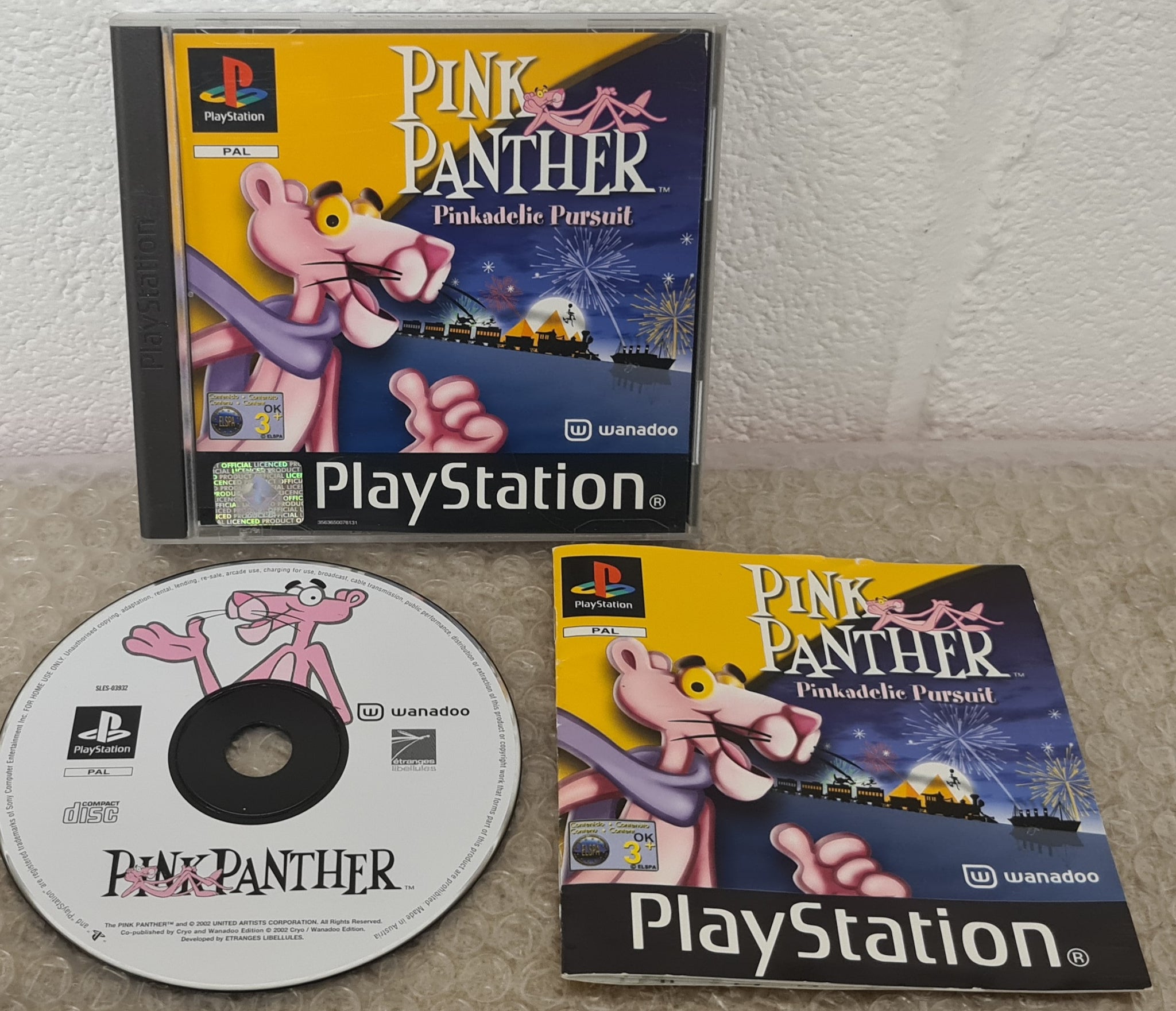 pink panther pinkadelic pursuit usa ps1