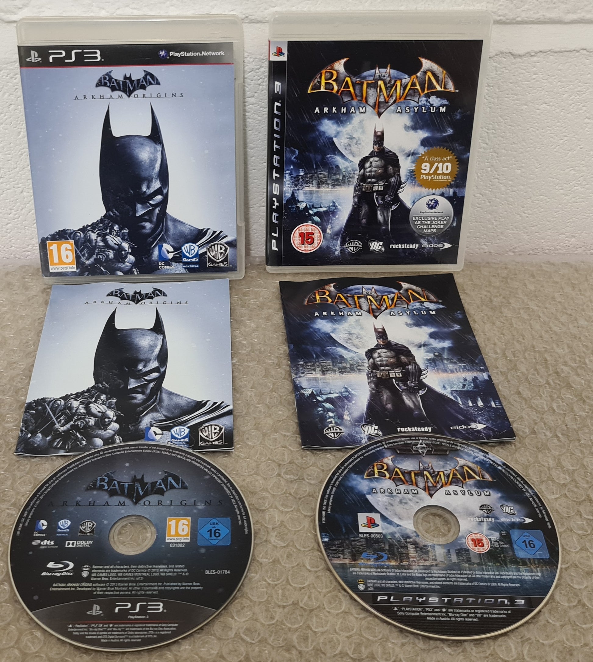 Batman Arkham Origins & Asylum Sony Playstation 3 (PS3) Game Bundle – Retro  Gamer Heaven