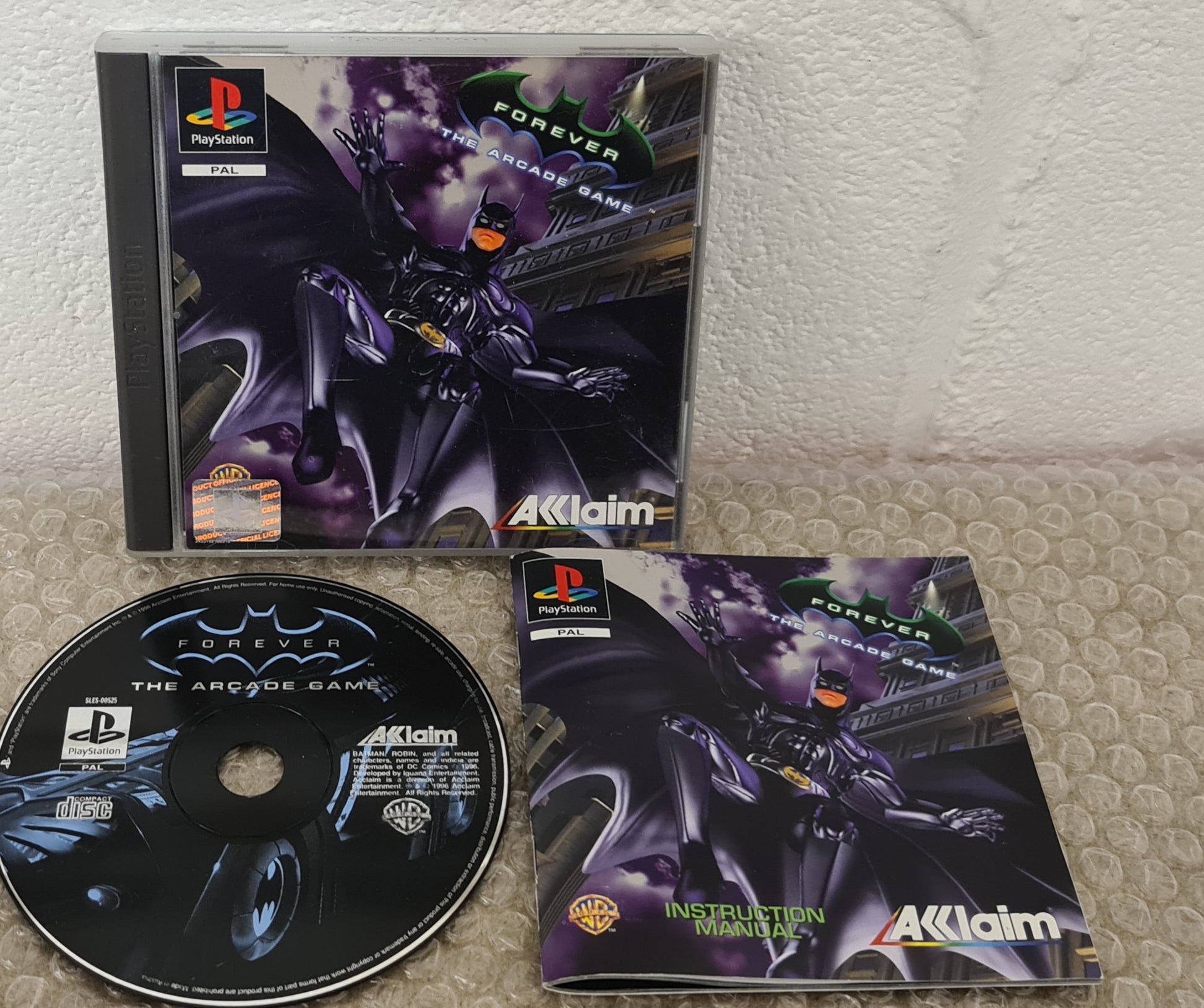 Batman Forever: The Arcade Game Sony Playstation 1 (PS1) RARE Game – Retro  Gamer Heaven
