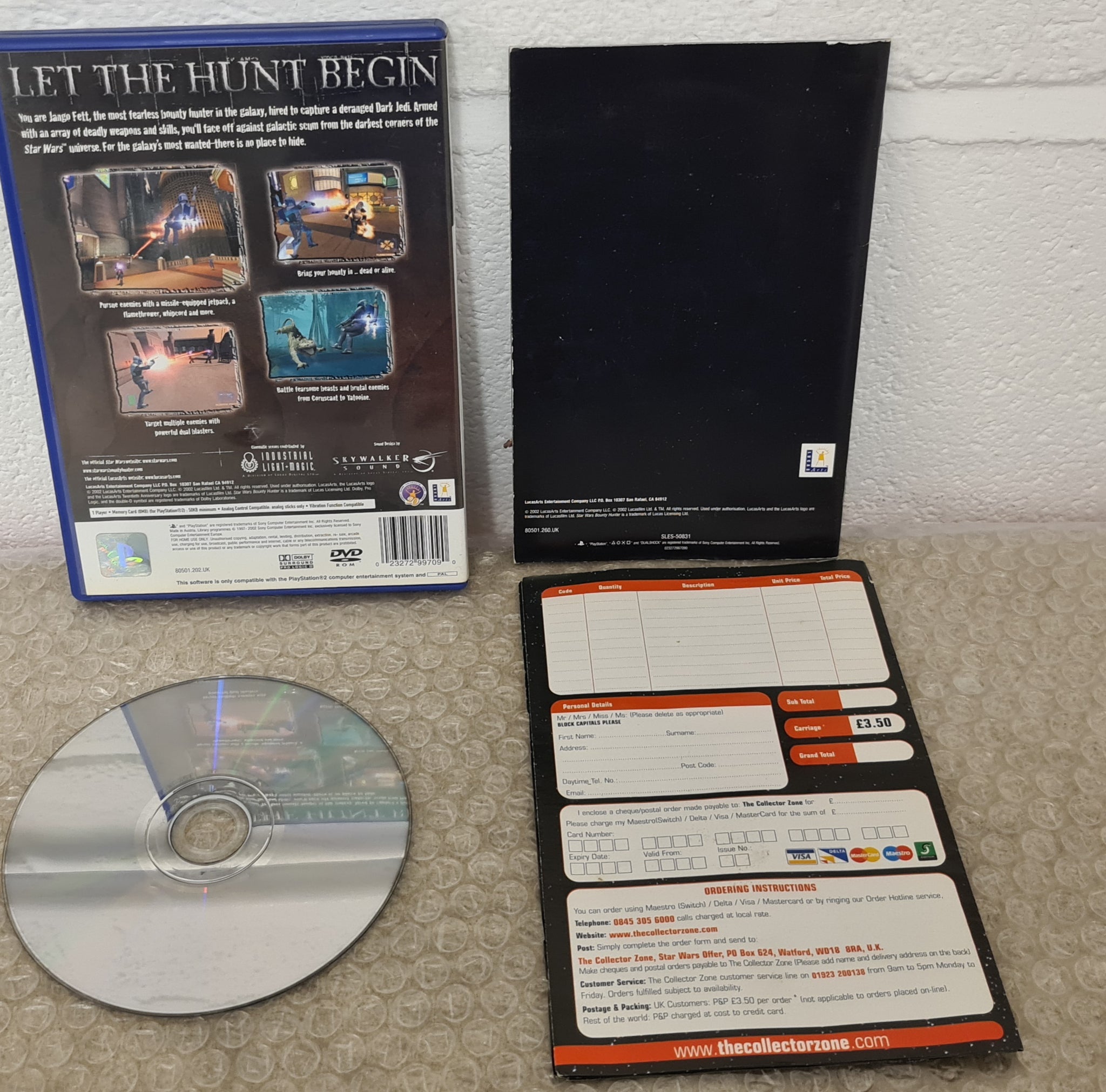 star wars bounty hunter ps2 price