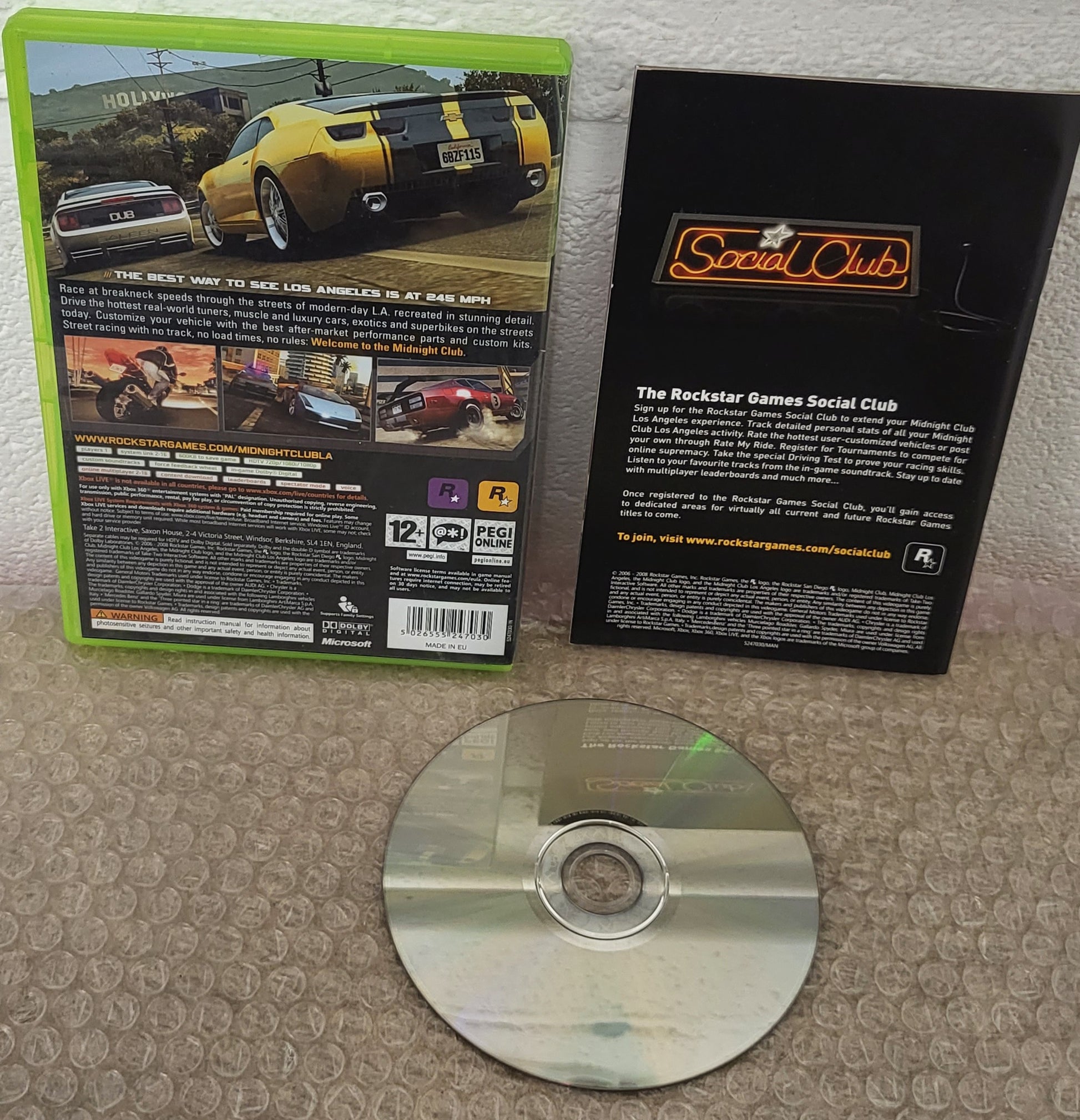 Midnight Club Los Angeles Microsoft Xbox 360 Game – Retro Gamer Heaven