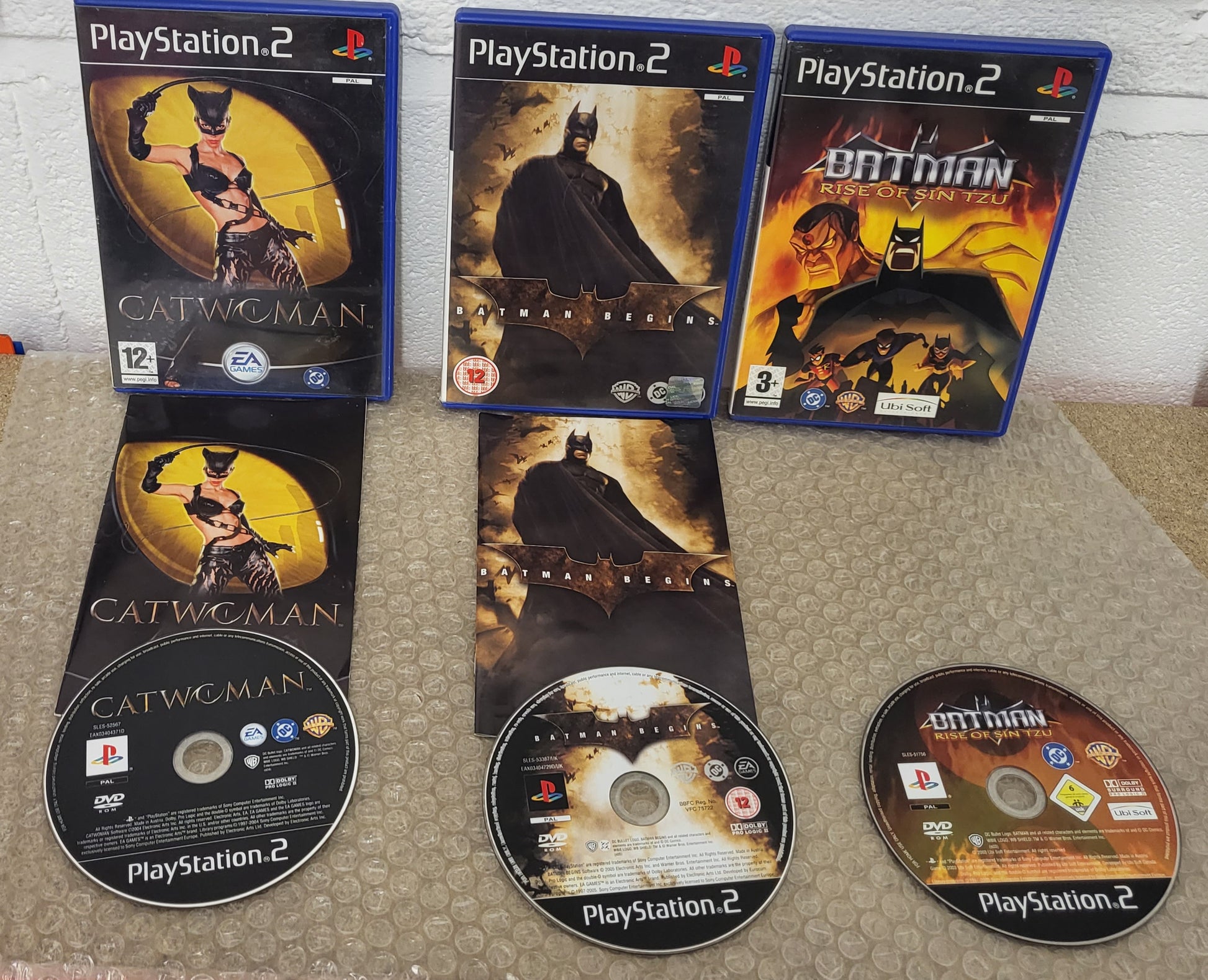 Catwoman, Batman Begins & Rise of Sin Tzu Sony Playstation 2 (PS2) Gam –  Retro Gamer Heaven