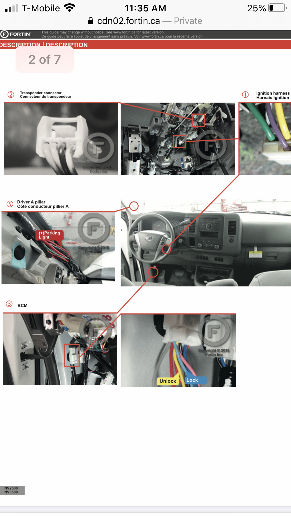 fortin remote start