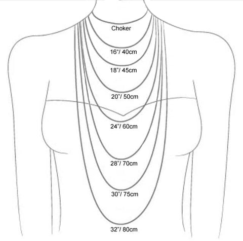 necklace length chart