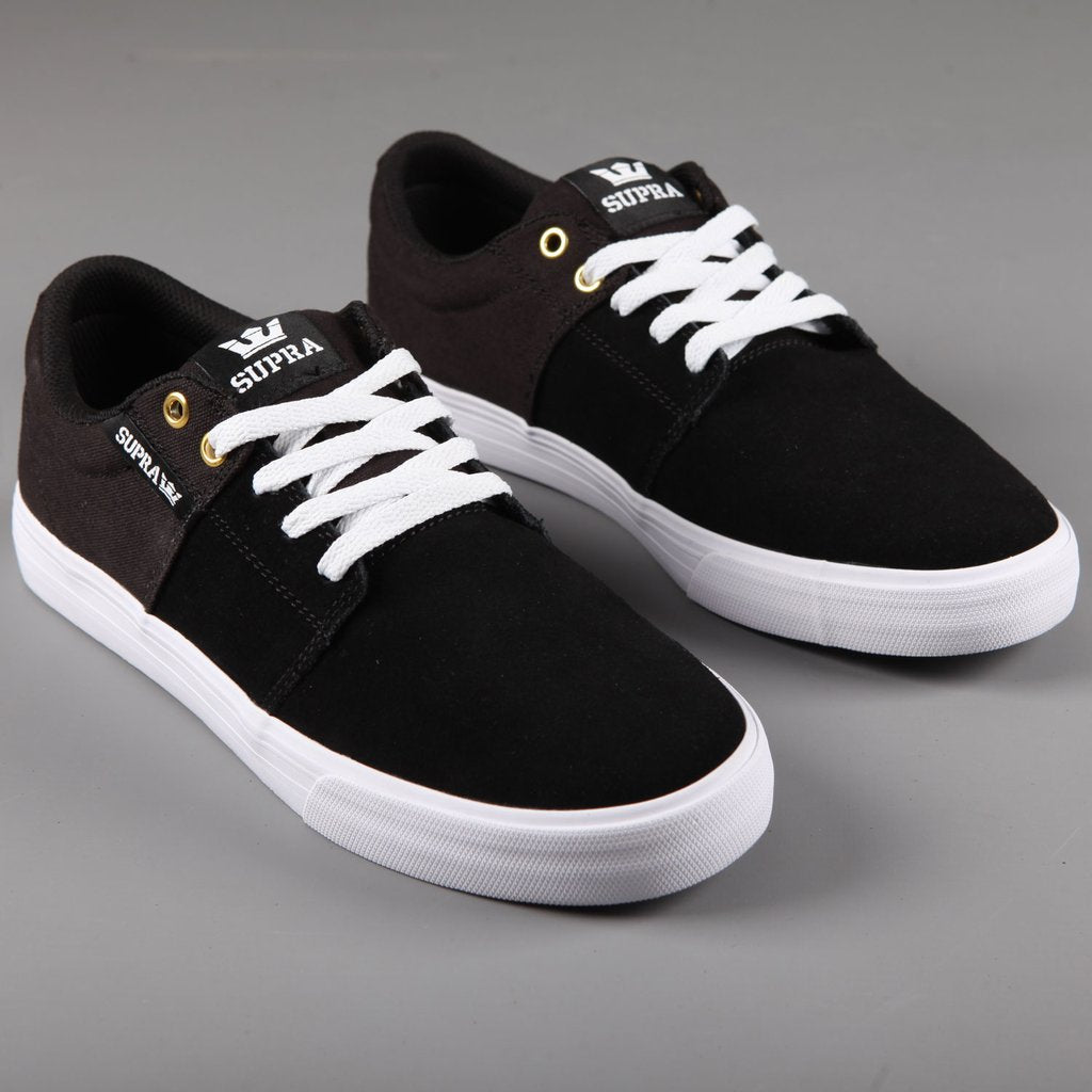 Tenis Supra Footwear Stacks II Black/Black/White – Street Wear Shop Tijuana