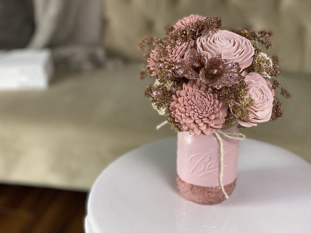 Small Mason Jar Arrangement — Orchard Hills Floral & Gifts