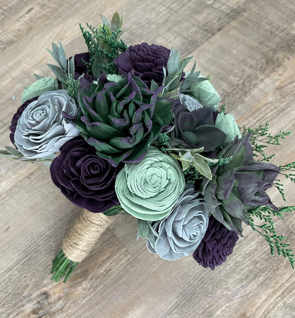 Rich Garden Succulent Corsage – PineandPetalWeddings