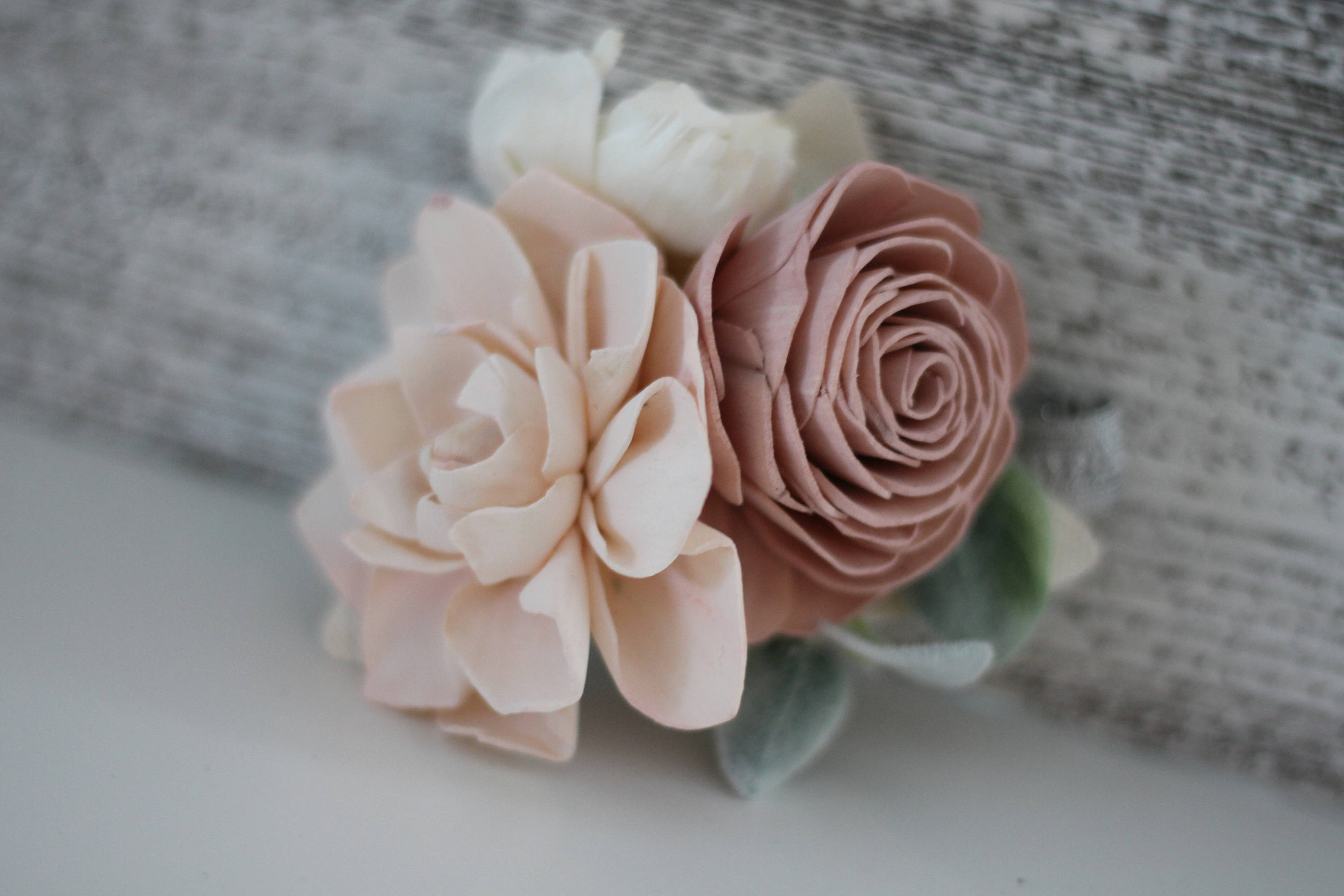 Shabby Chic Wrist Corsage