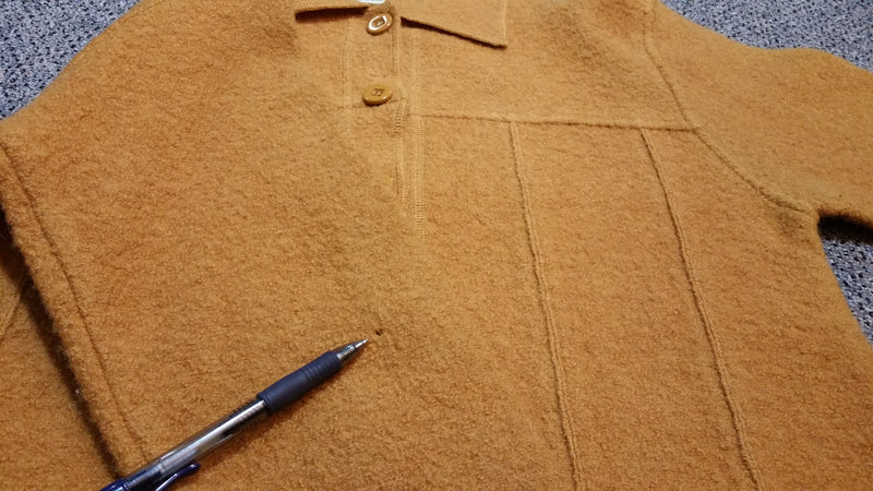 Lisa International Boiled Wool Button Up Jacket. – thefuzzyfelt