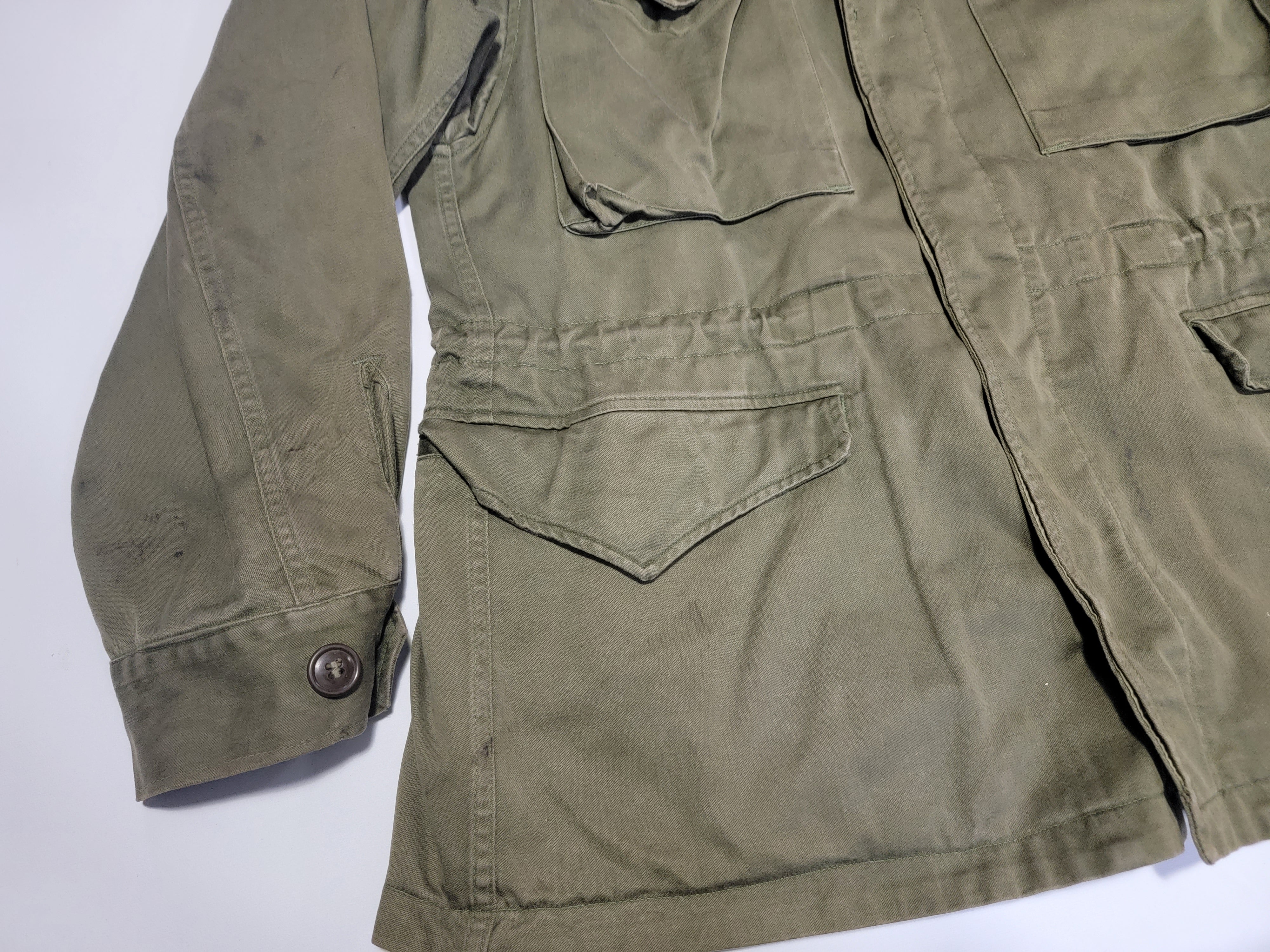 Original WWII M43 Field Jacket M-1943 38R Vintage 40's Army