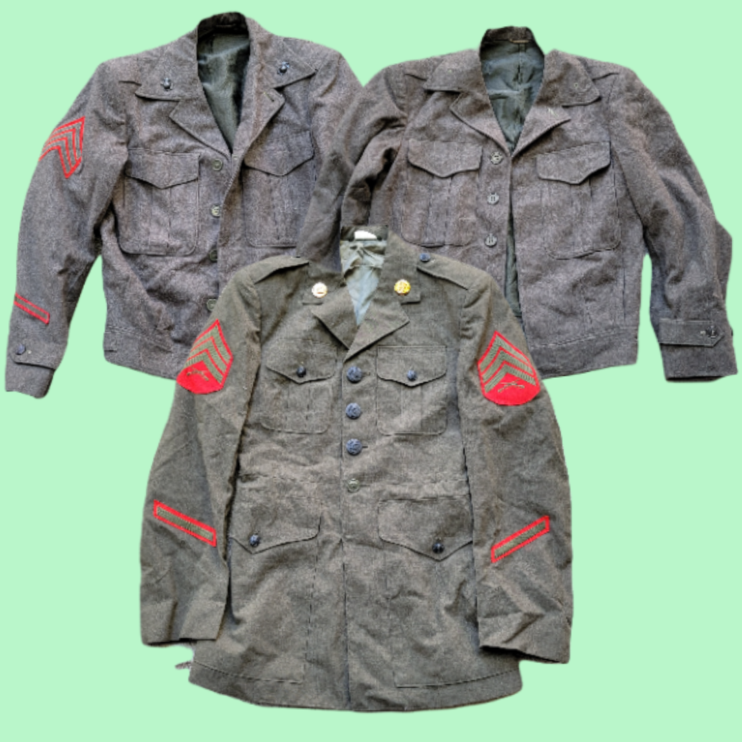 Vintage Wholesale Bundle of 3 Mens Military Officer General Jackets –  thefuzzyfelt