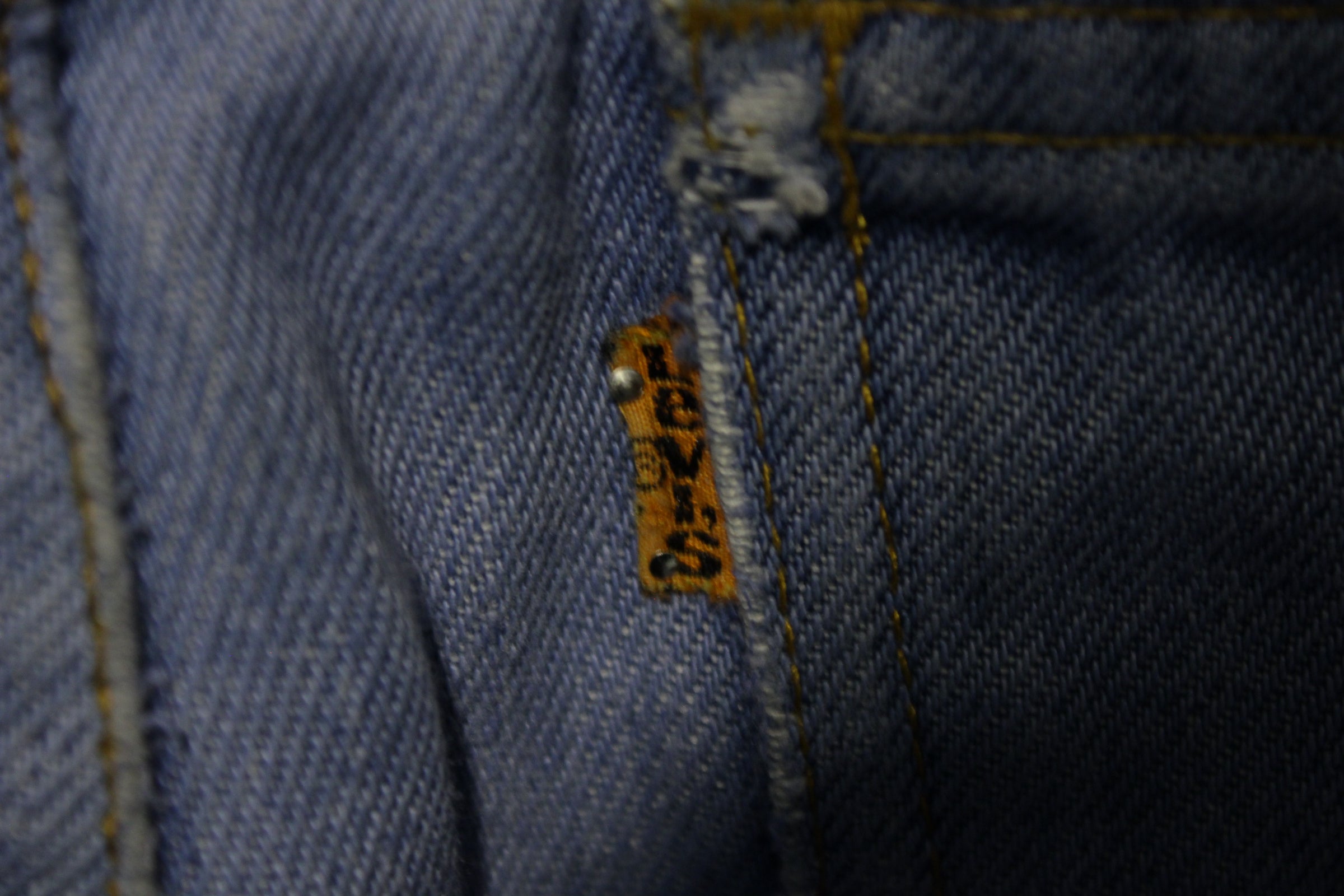 Levis Rare 70's SF 207 Orange Tab 20516-0914 Distressed Denim Jeans 30 –  thefuzzyfelt