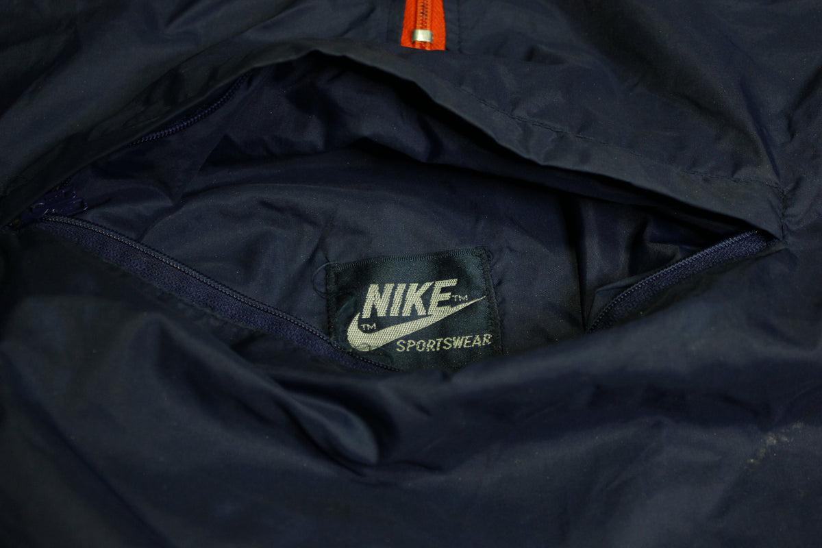 Nike Vintage 80's Pullover Windbreaker Center Pouch Red Blue Tra – thefuzzyfelt