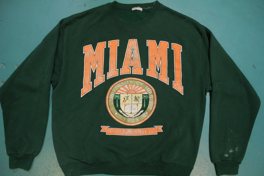 university of miami crewneck