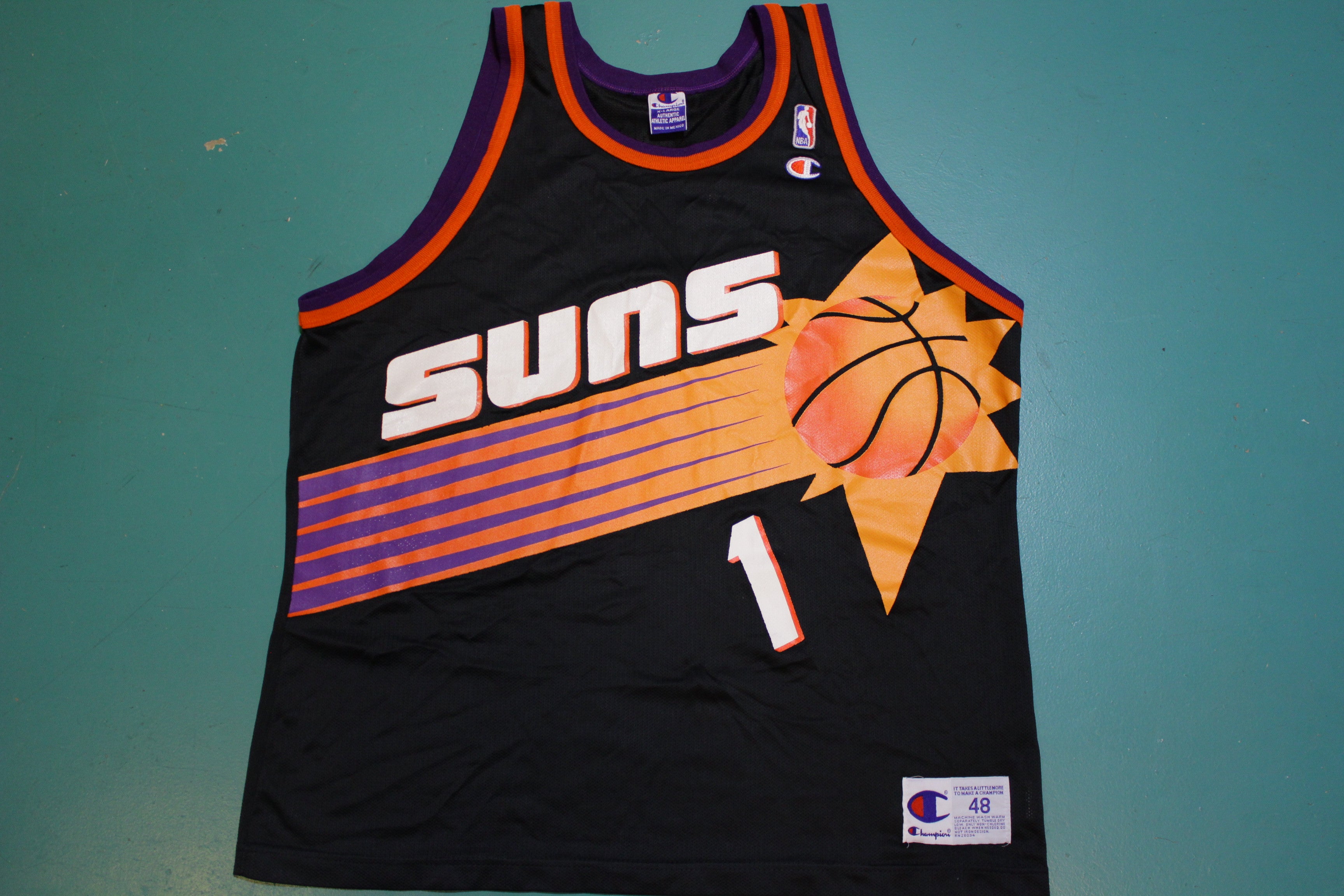 Shop Mitchell Ness Phoenix Suns Penny Hardaway 1999-2000 Swingman Jersey  SMJYAC18019-PSUBLCK99PHA black