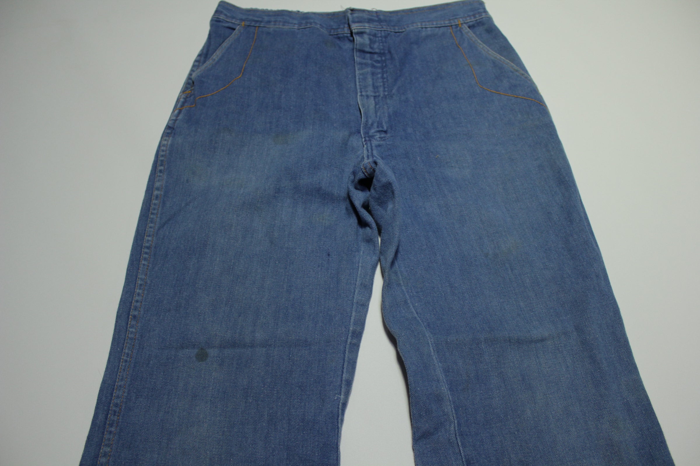 Wrangler Wrapid Transit Vintage 70's Blue Denim Jeans – thefuzzyfelt