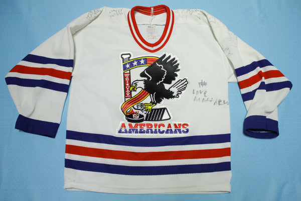 Vintage Tri-city Americans Hockey Jersey CCM Men L WHL Major 