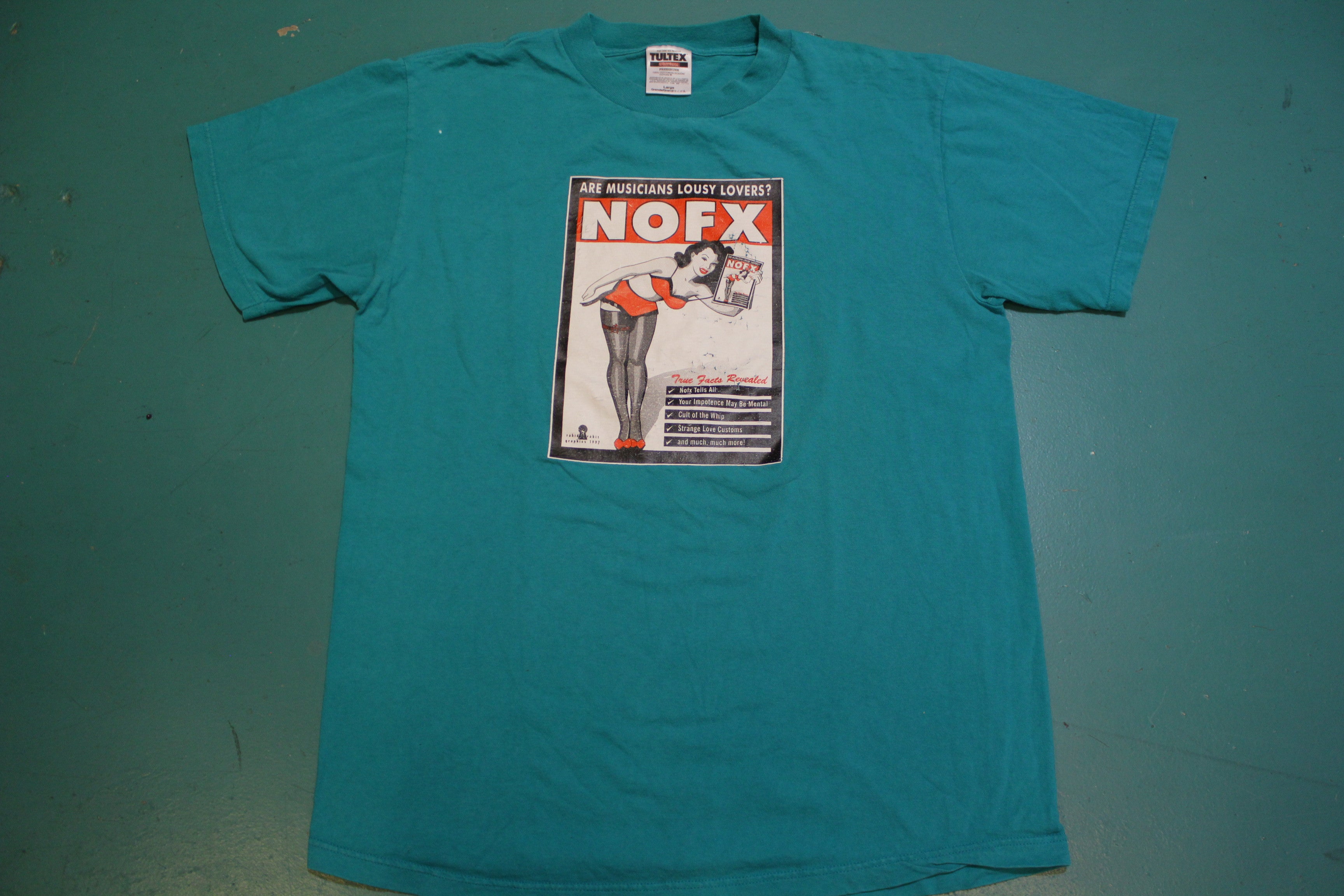 NOFX Saved My Sex Life Vintage 90's 1997 Musicians Lousy