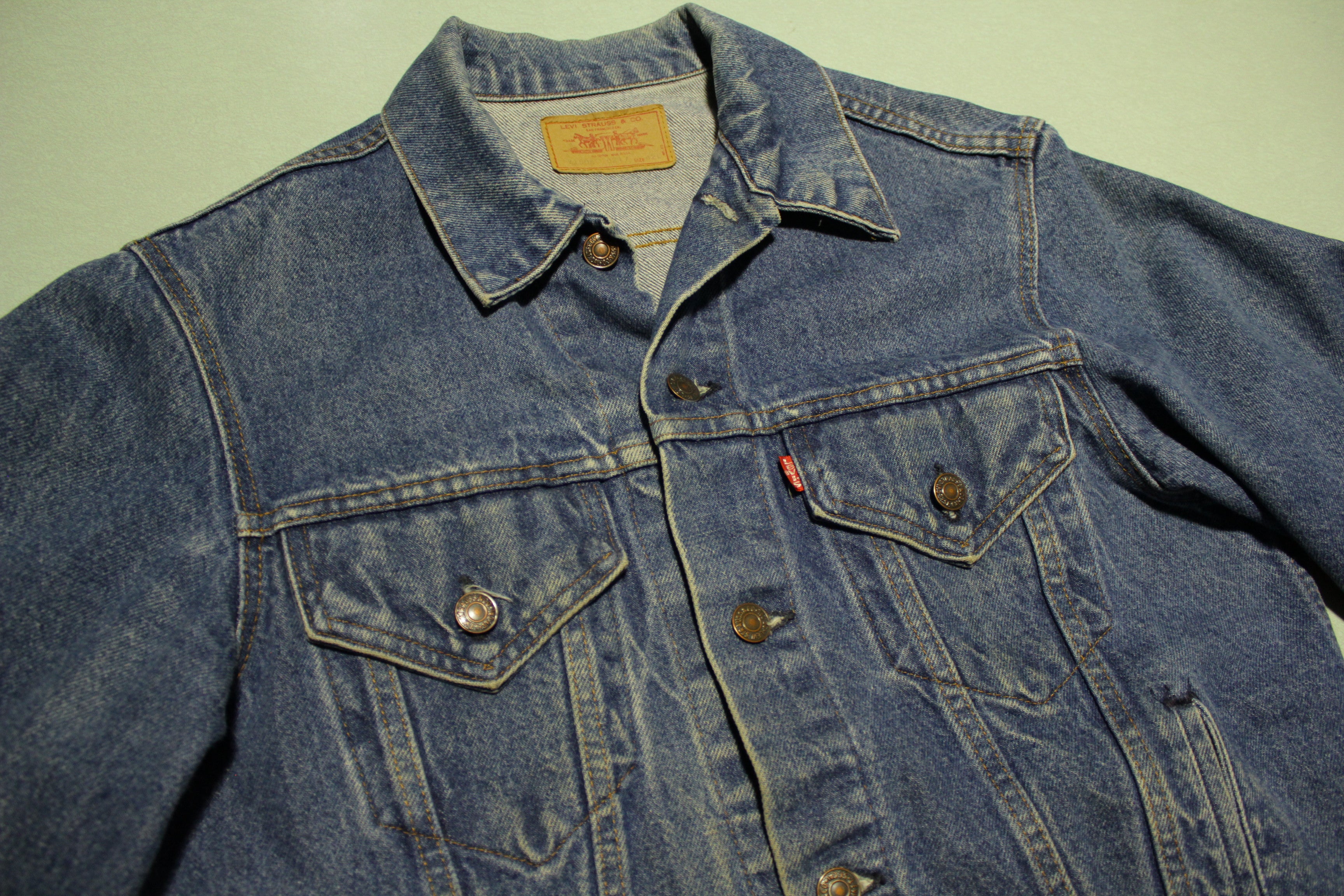 Levis Vintage Type III Late 1960's Big E 70505-0217 Jean Jacket