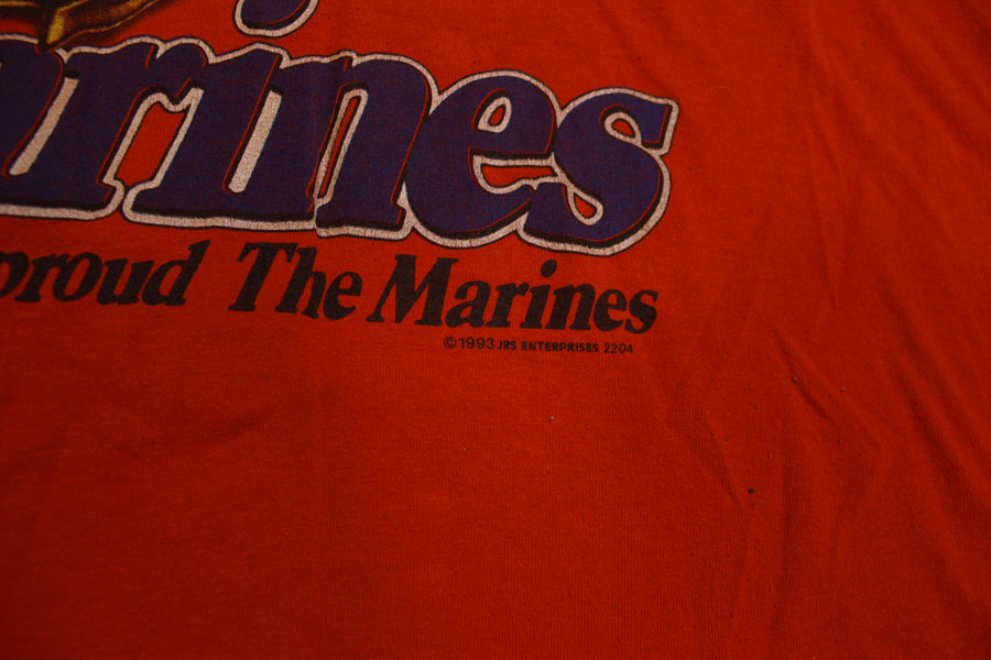 Marines 1993 Rothco The Few The Proud Single Stitch Vintage 90's T-Shi ...