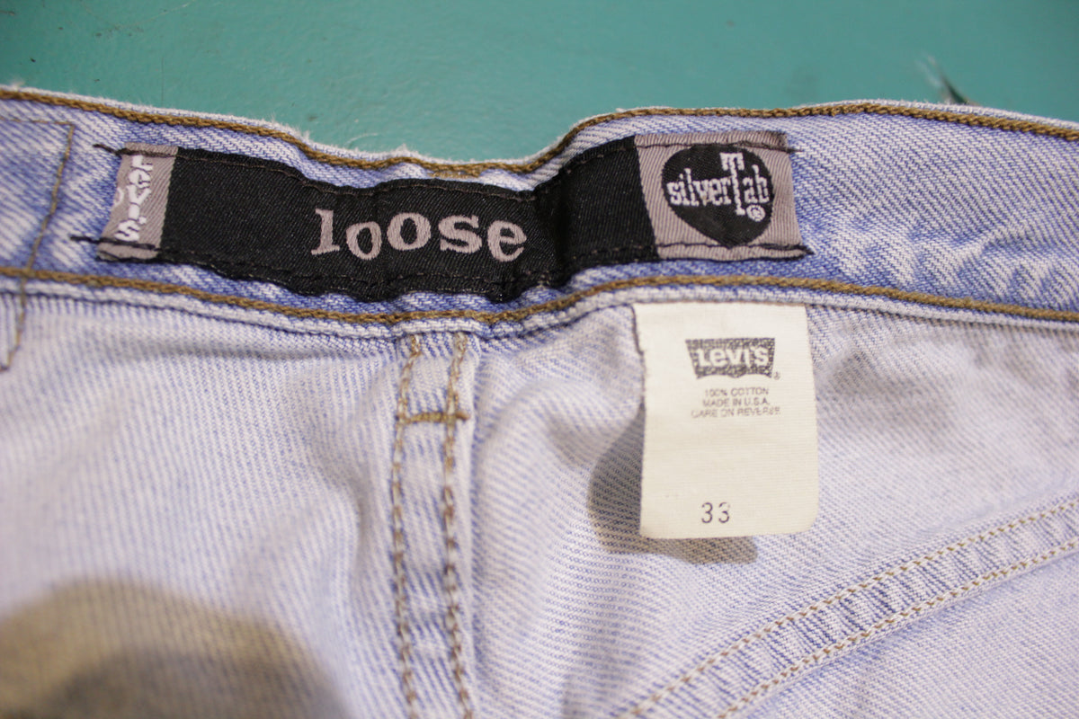 Levis Silvertab Vintage 90's Acid Washed Jean Shorts Jorts. – thefuzzyfelt