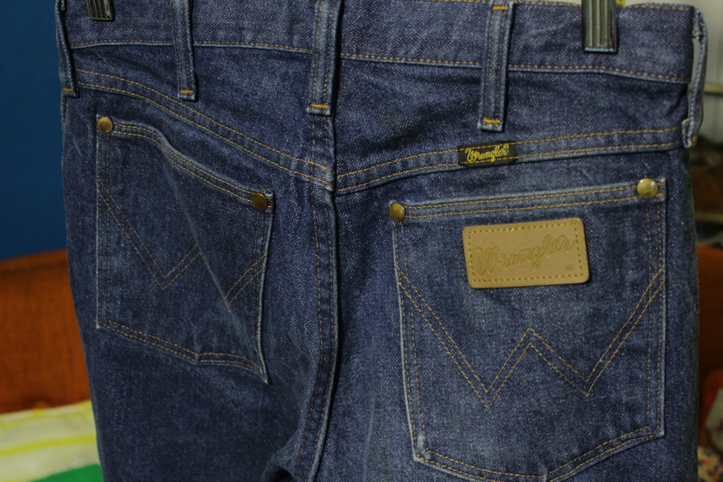 80s Wrangler Jeans Like New Denim Made in USA 13MWZ Cowboy Cut –  thefuzzyfelt