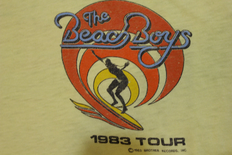 The Beach Boys 1983 World Tour Vintage Screen Stars Single Stitch 80's ...