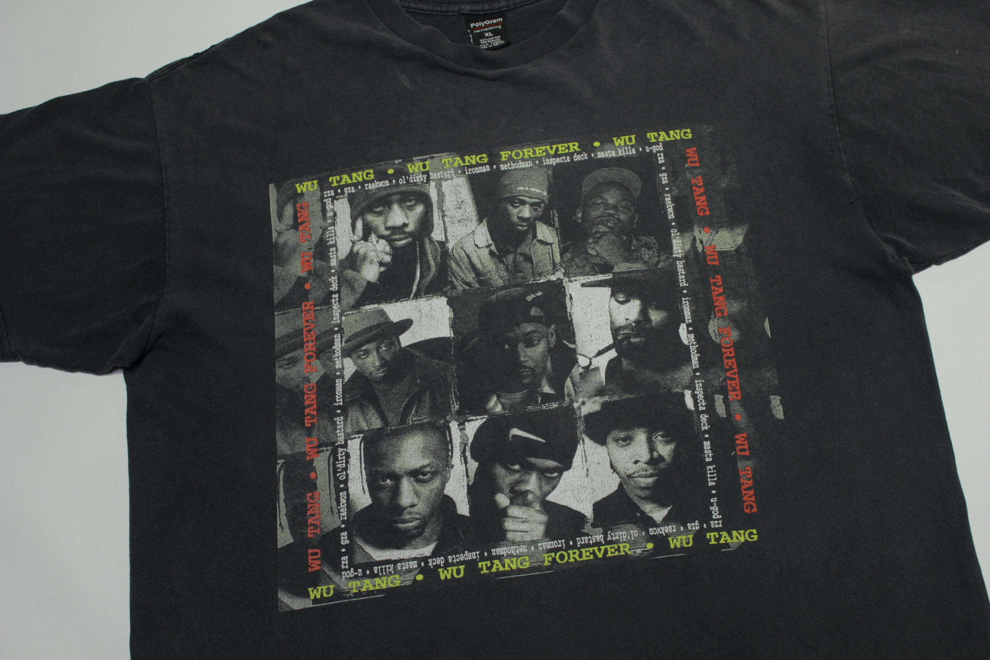 90s ビンテージ WUTANG ウータン クラン RAP TEE Tシャツ-