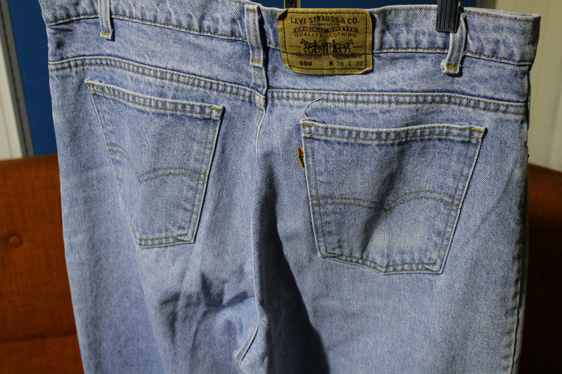 Levis Orange Tab 550 Made in USA Jeans Vintage 1980's Acid Washed ...