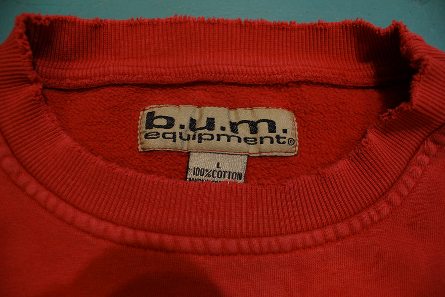 BUM Equipment Natural Resources 1993 Distressed Vintage 90's Crewneck ...