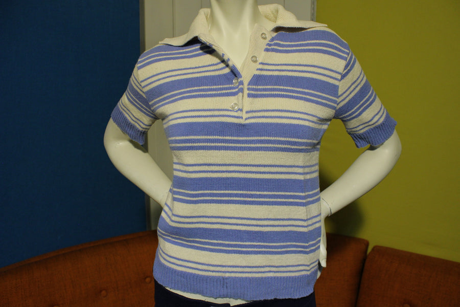 70s women's polo shirt