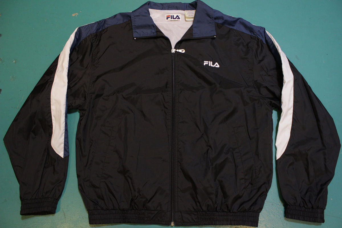 Fila Soccer Block Vintage 90's Windbreaker Jacket – thefuzzyfelt