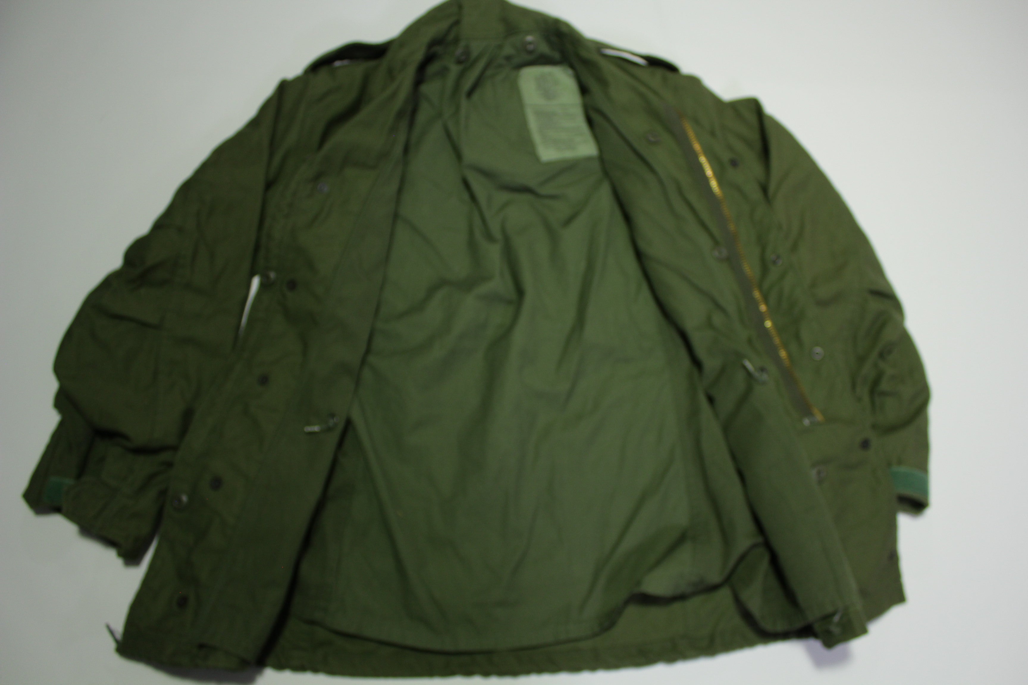 M-65 Vintage 1985 Cold Weather Field Jacket w/ Hood OG-107 80s