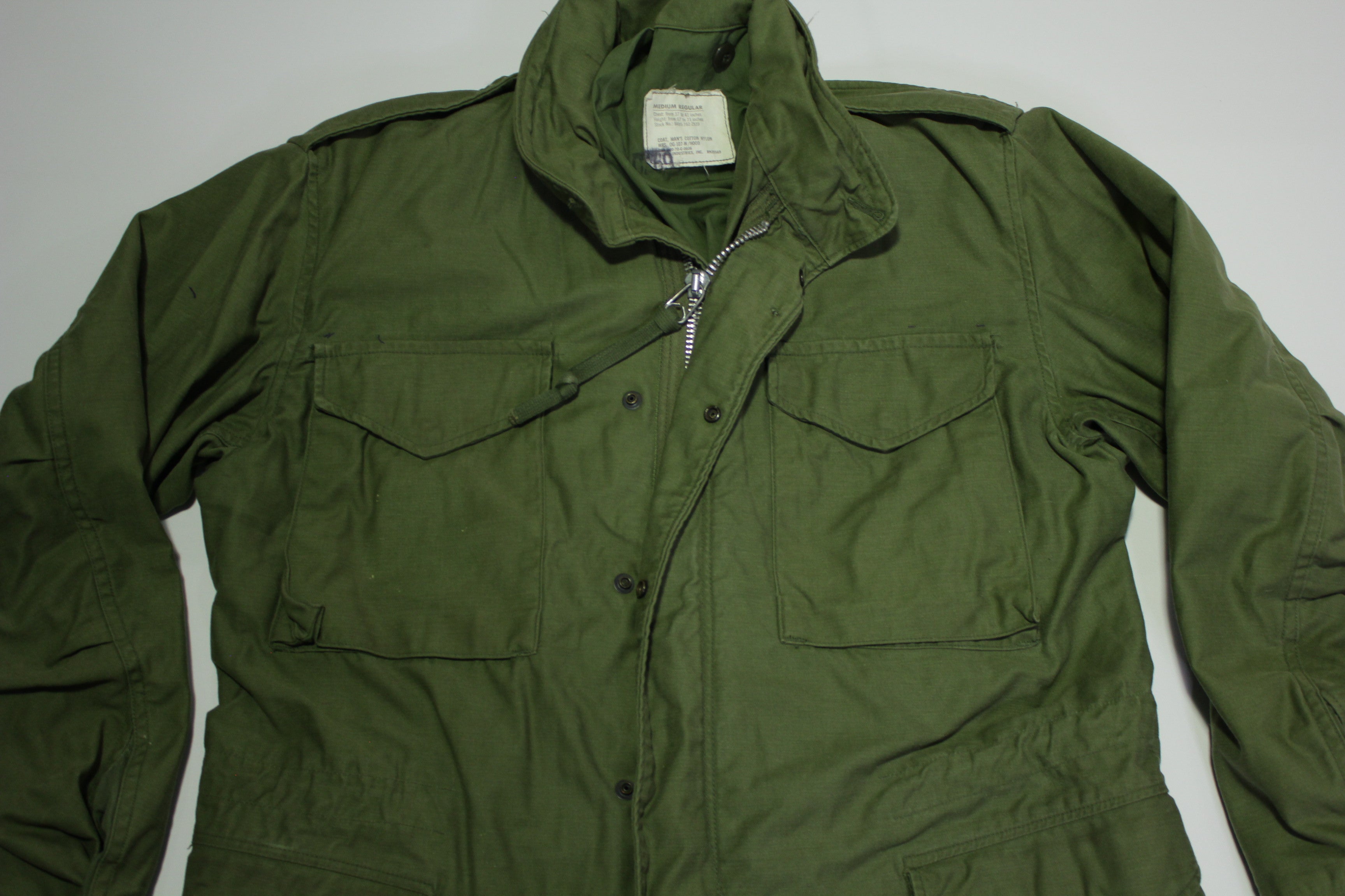 US Army Military M65 Cold Weather Field Jacket Og107 Small Short S