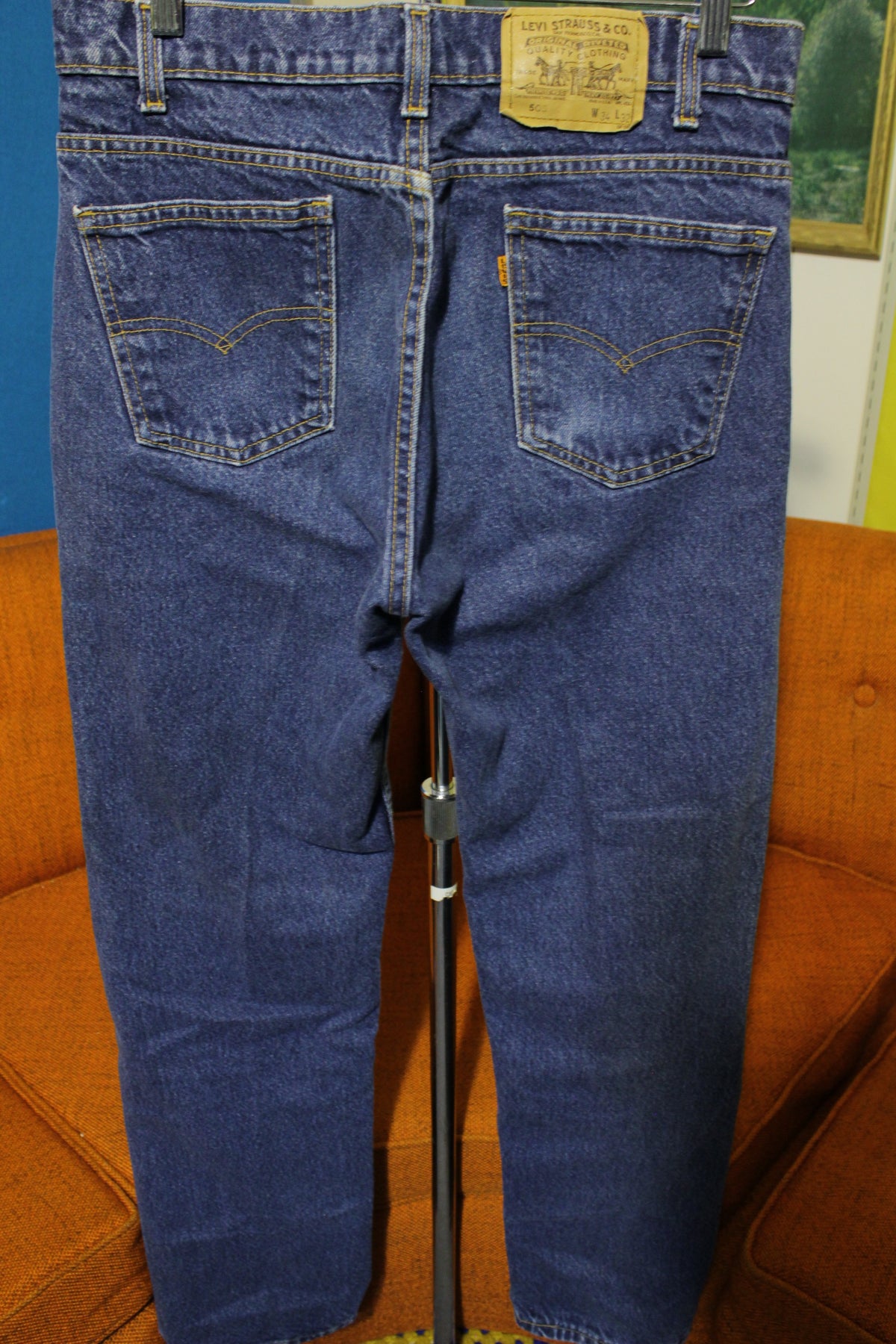 Levis Vintage 80's Faded 505 Orange Tab USA 32 x 31 Jeans. Regular Fit –  thefuzzyfelt