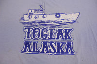 Togiak Alaska Vintage 46110 Boat Ship Single Stitch 80's T-Shirt