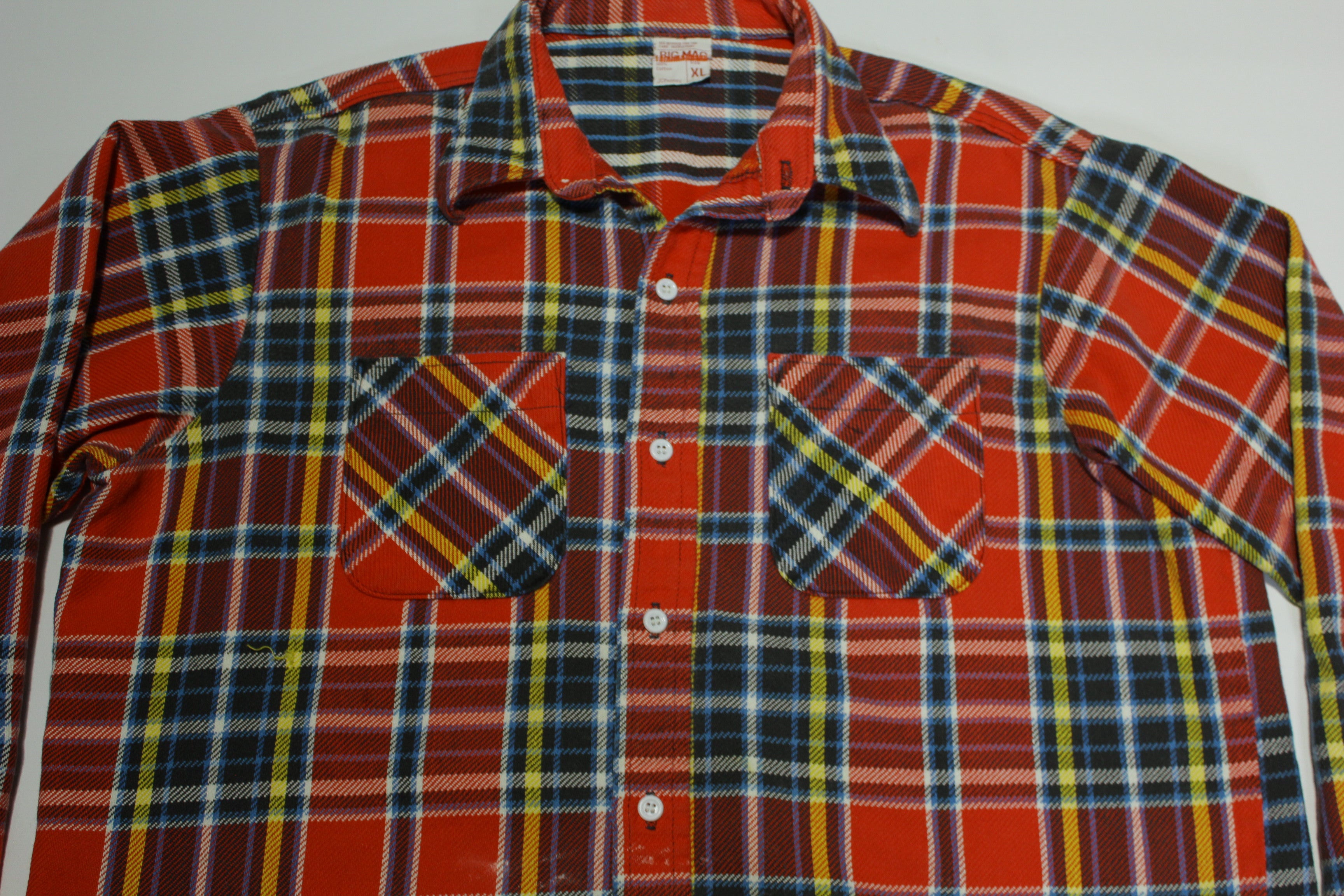 Mighty Mac Vintage 80s Lumberjack Flannel Button Up Long Sleeve