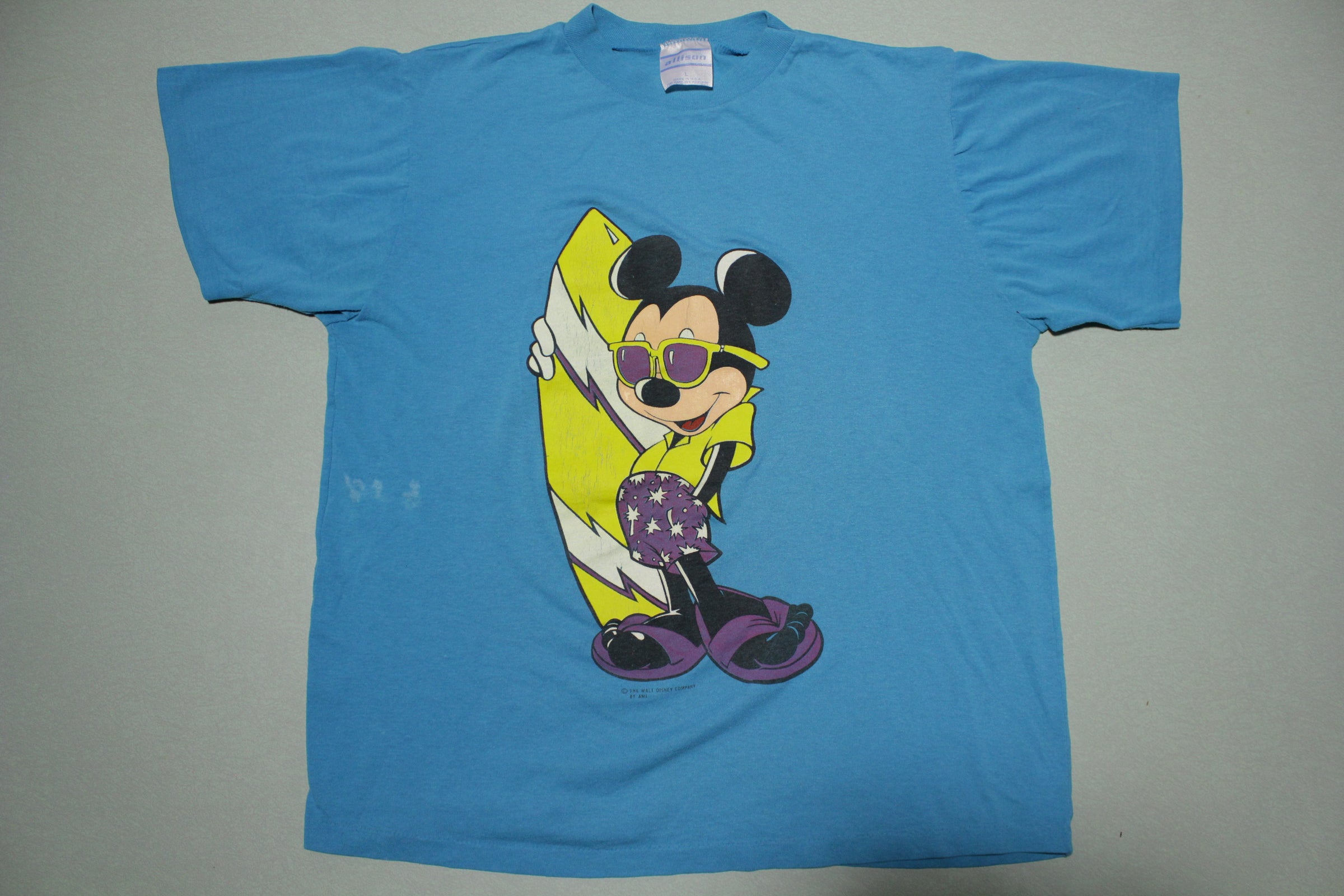 rechter joggen jeans Mickey Mouse Vintage AMI Surf Beach 80's Single Stitch T-Shirt –  thefuzzyfelt
