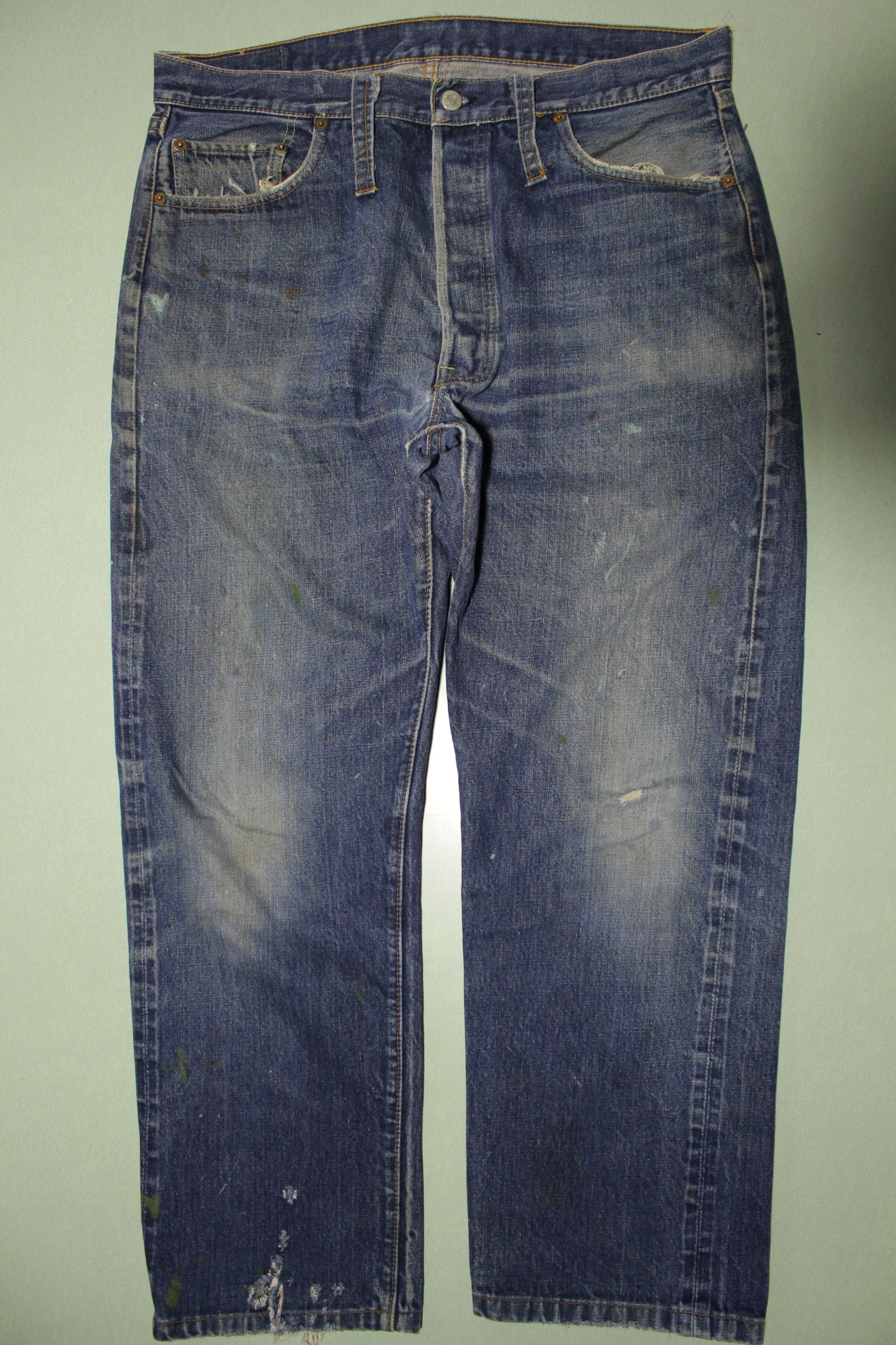 Levis 501 Big E 1967 60's Vintage Single Stitch #6 Selvedge Red Line Denim  Jeans