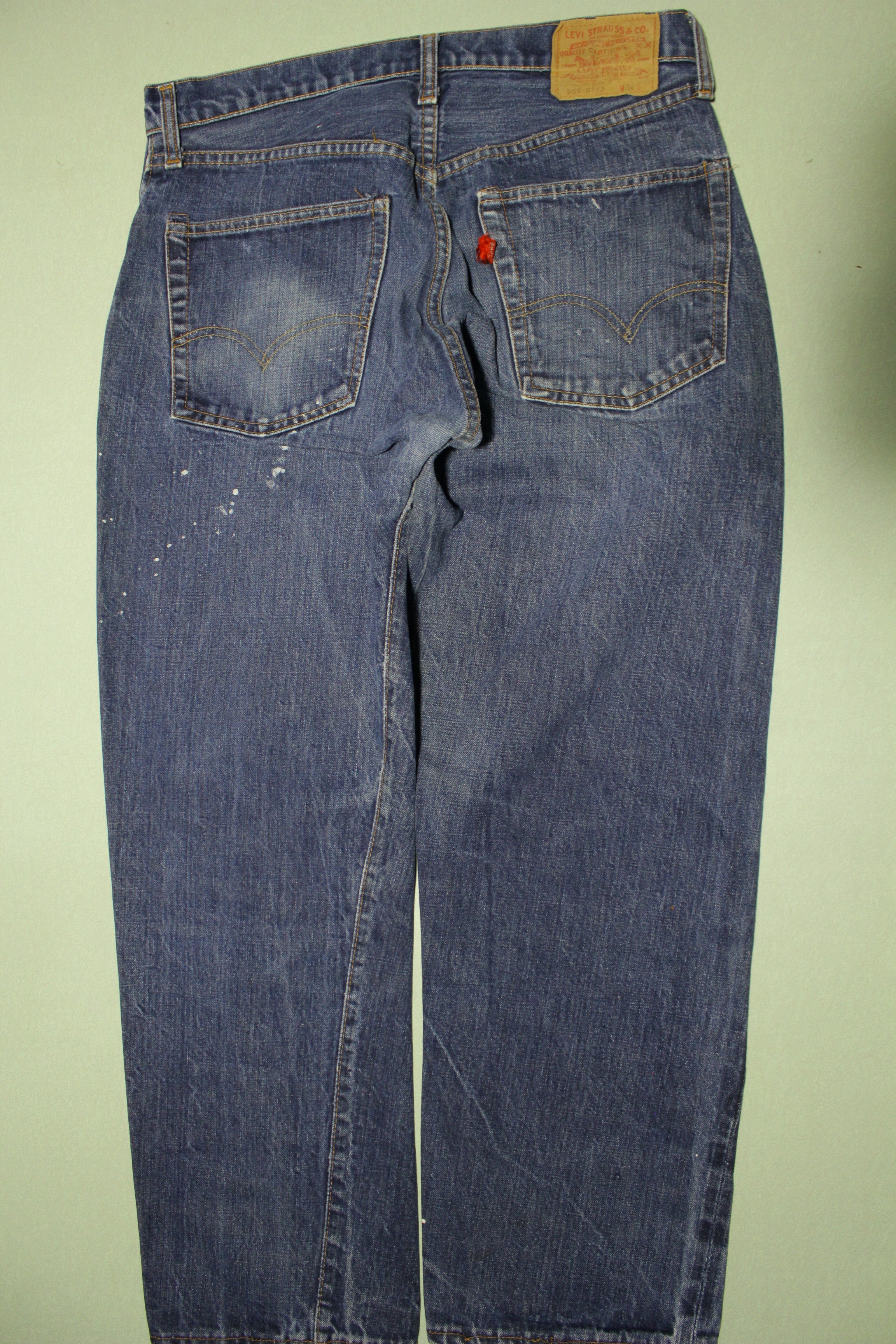 Levis 505-0217 Vintage Big E 60s Selvedge Denim Jeans 505 Made in USA  Single Stitch