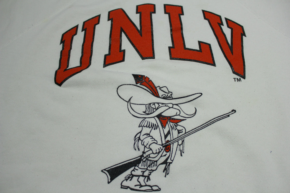 UNLV Runnin Rebels Vintage 90's Big Mascot Crewneck Collegiate Sweatsh ...